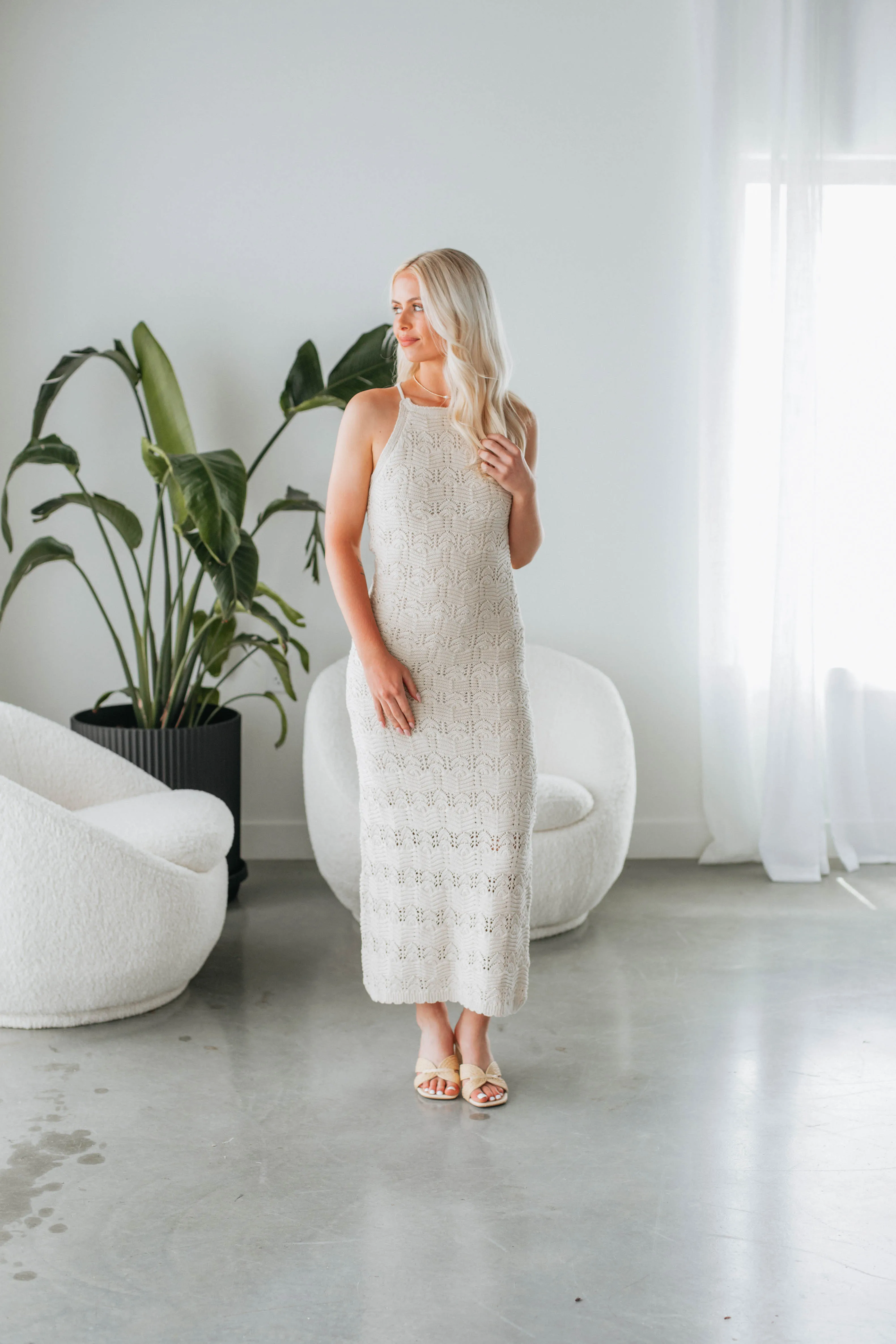 Reema Crochet Dress sold by Wild Oak Boutique