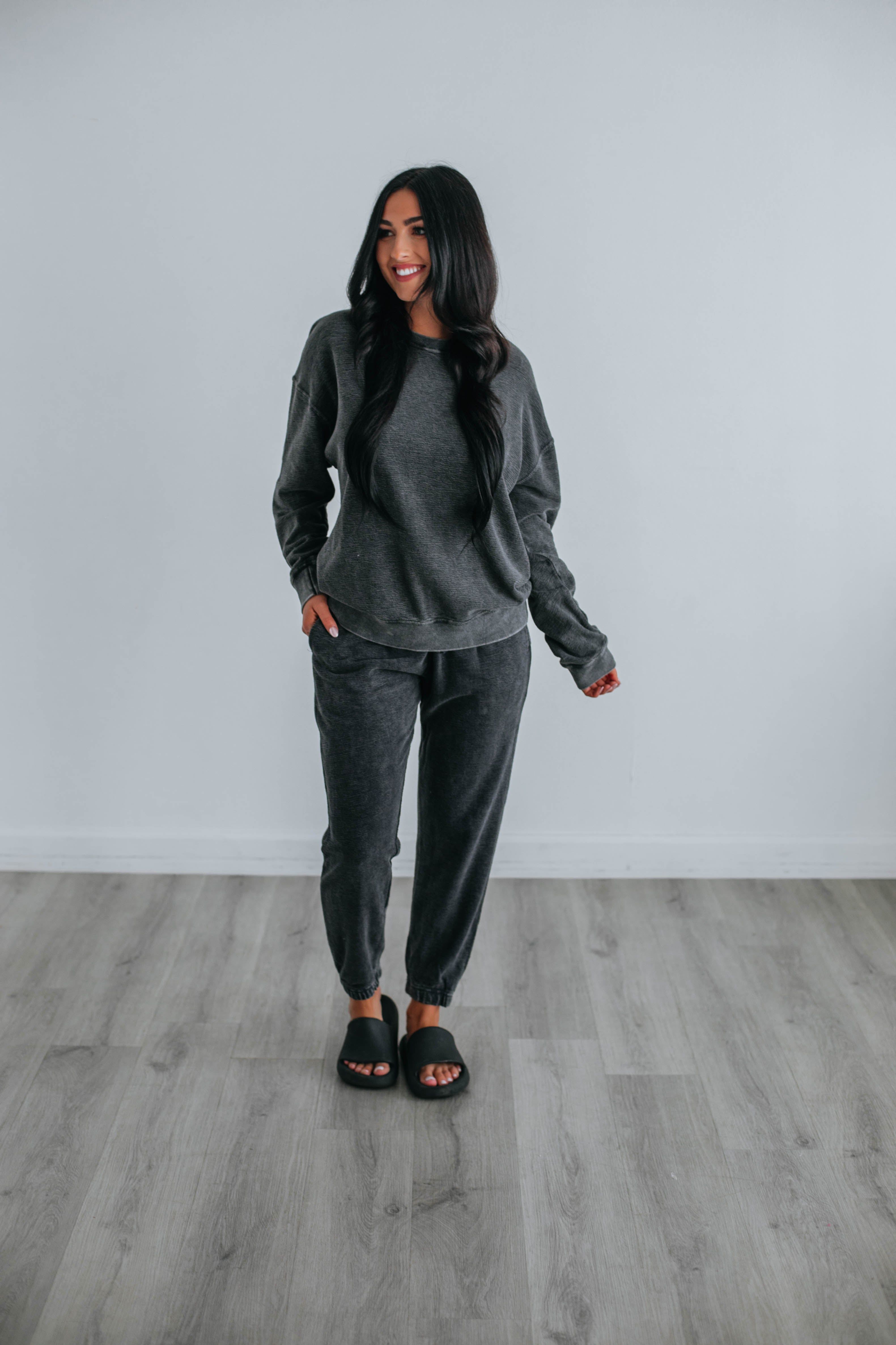Trinity Crewneck - Vintage Black sold by Wild Oak Boutique product image thumbnail 2