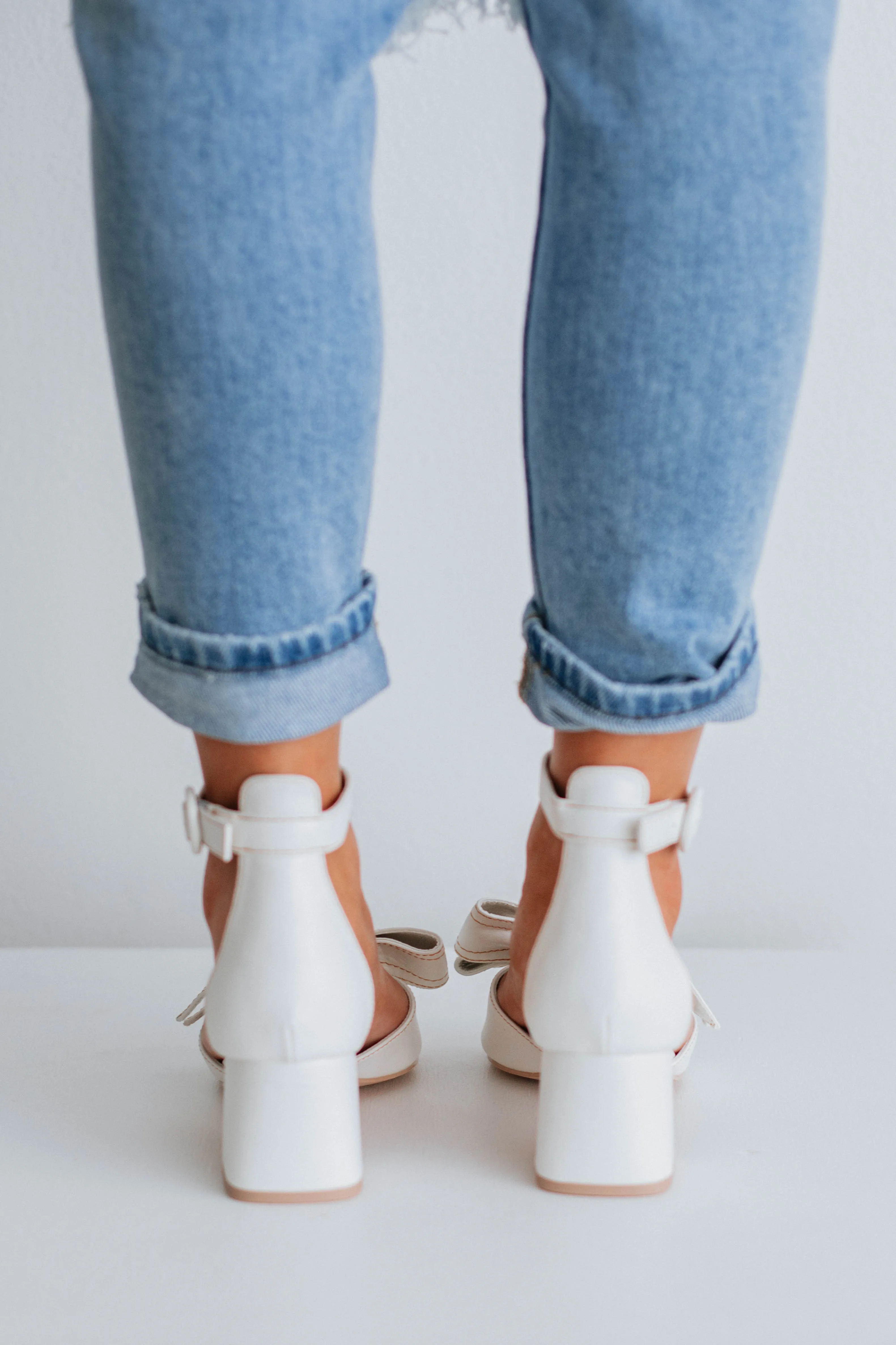 Walk My Way Heels - Ivory sold by Wild Oak Boutique product image thumbnail 5