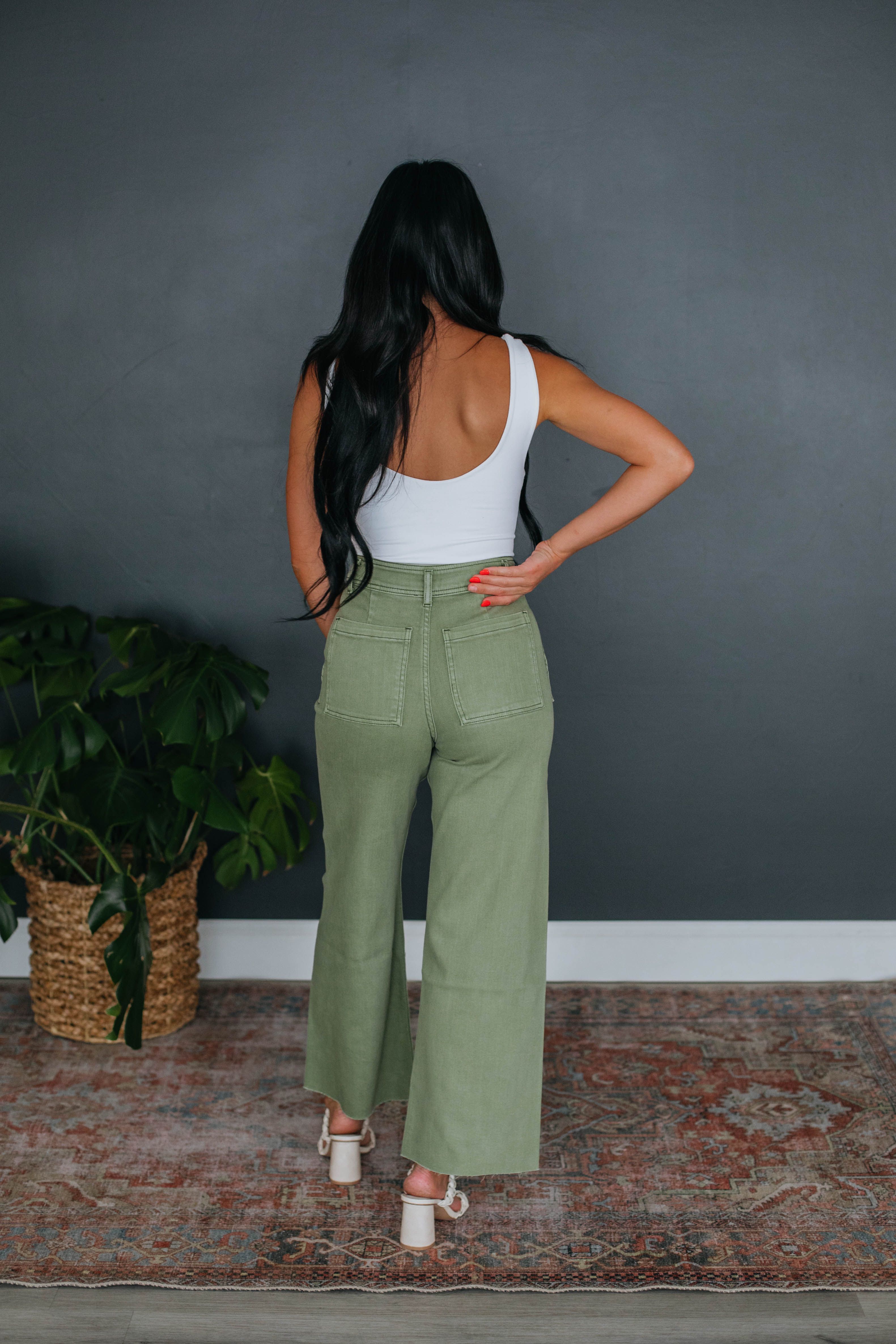 Chasity Wide Leg Pants sold by Wild Oak Boutique product image thumbnail 4
