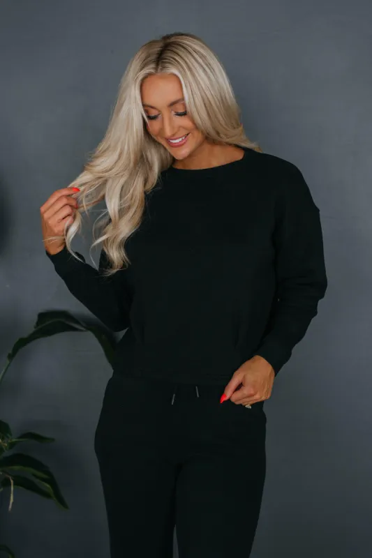 Grantham Sweatshirt - Black sold by Wild Oak Boutique