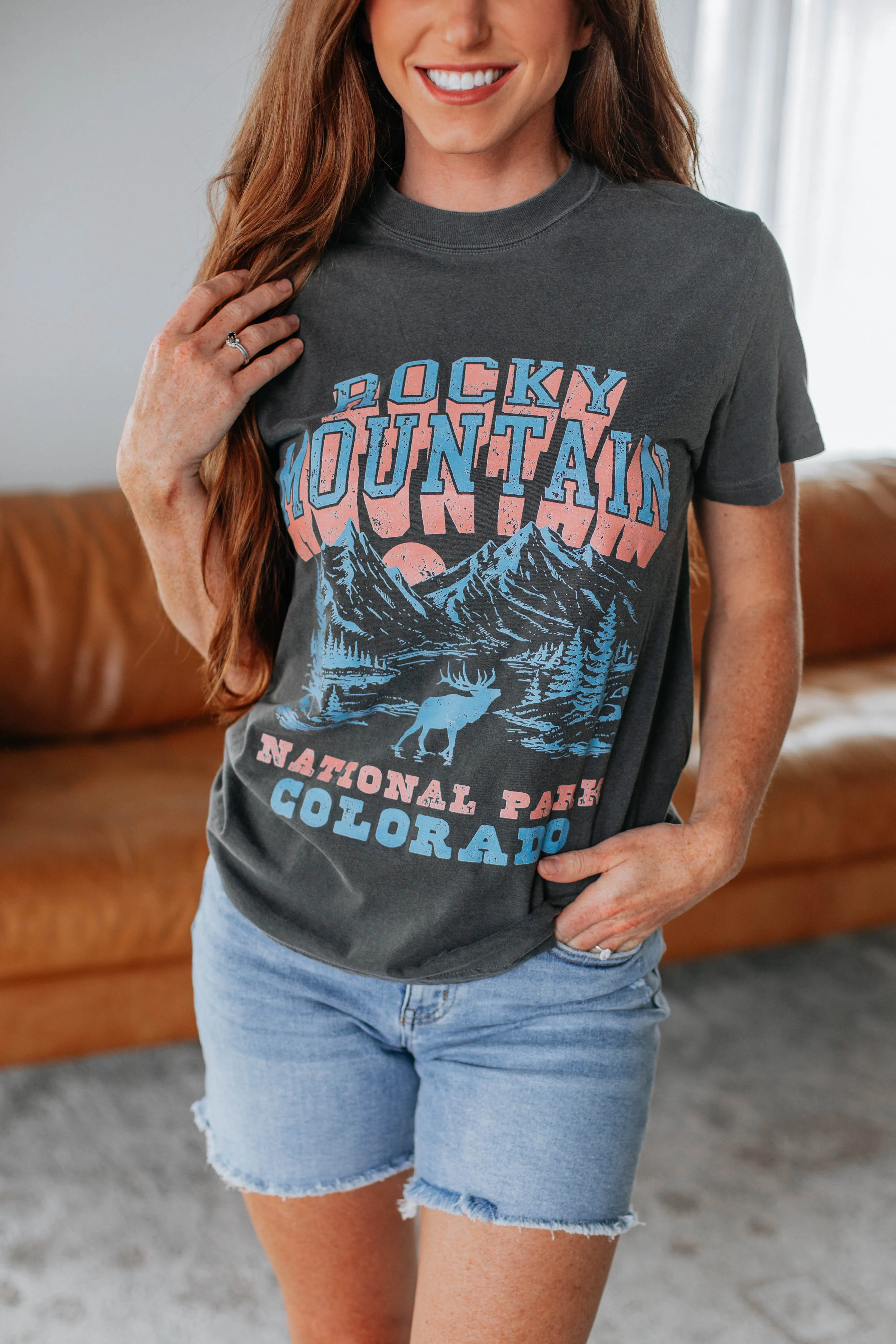 Rocky Mountain Graphic Tee sold by Wild Oak Boutique product image thumbnail 2