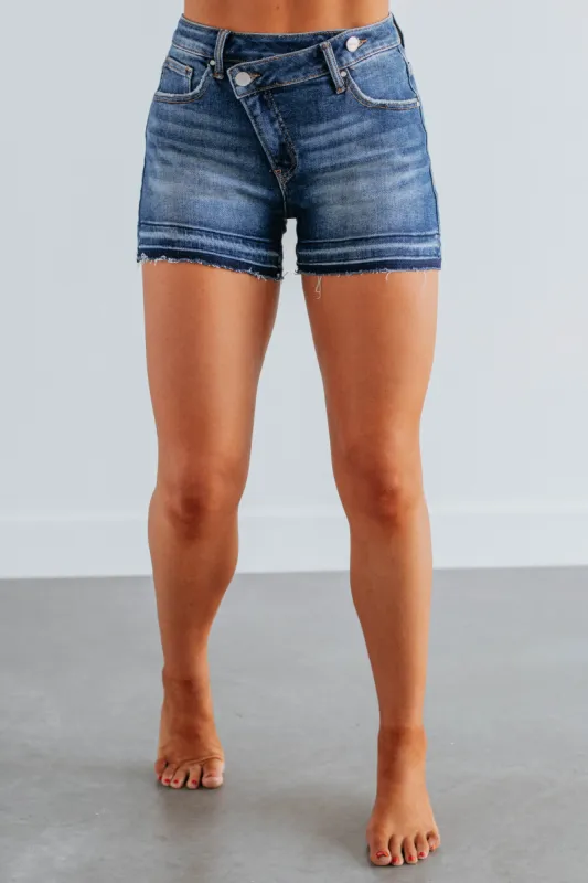 Acadia Risen Shorts - Medium Wash sold by Wild Oak Boutique