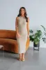 Kace Maxi Dress - Beige sold by Wild Oak Boutique