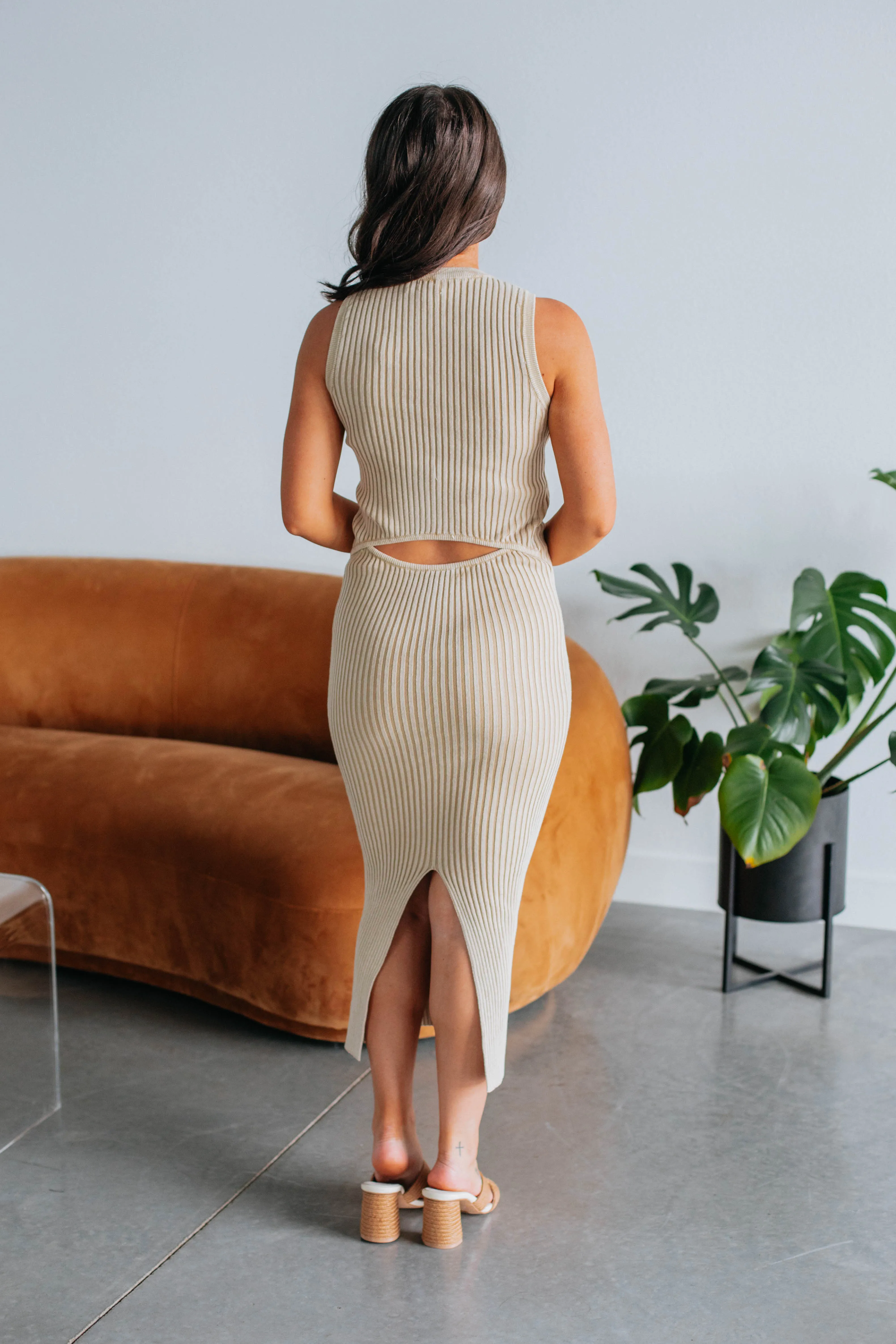 Kace Maxi Dress - Beige sold by Wild Oak Boutique product image thumbnail 3