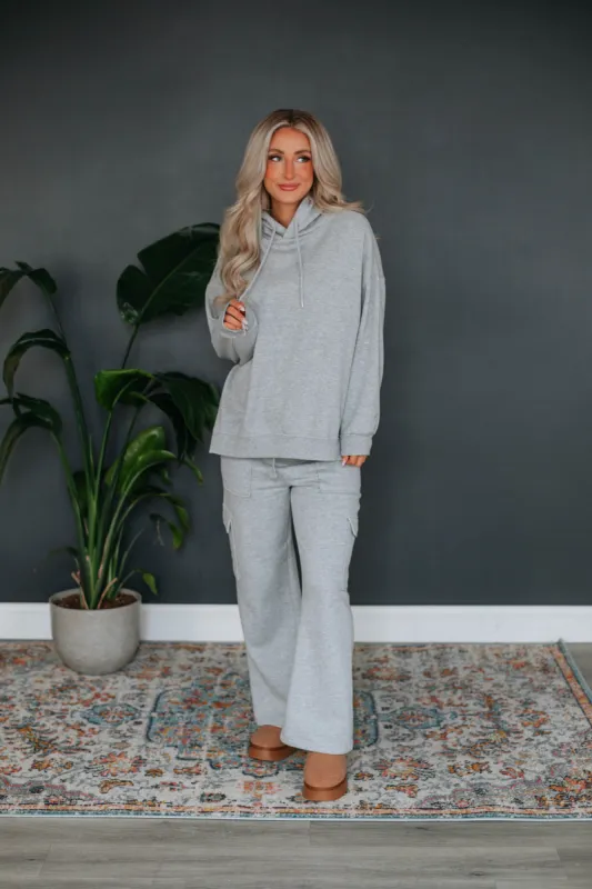Do Not Disturb Hoodie - Heather Grey sold by Wild Oak Boutique