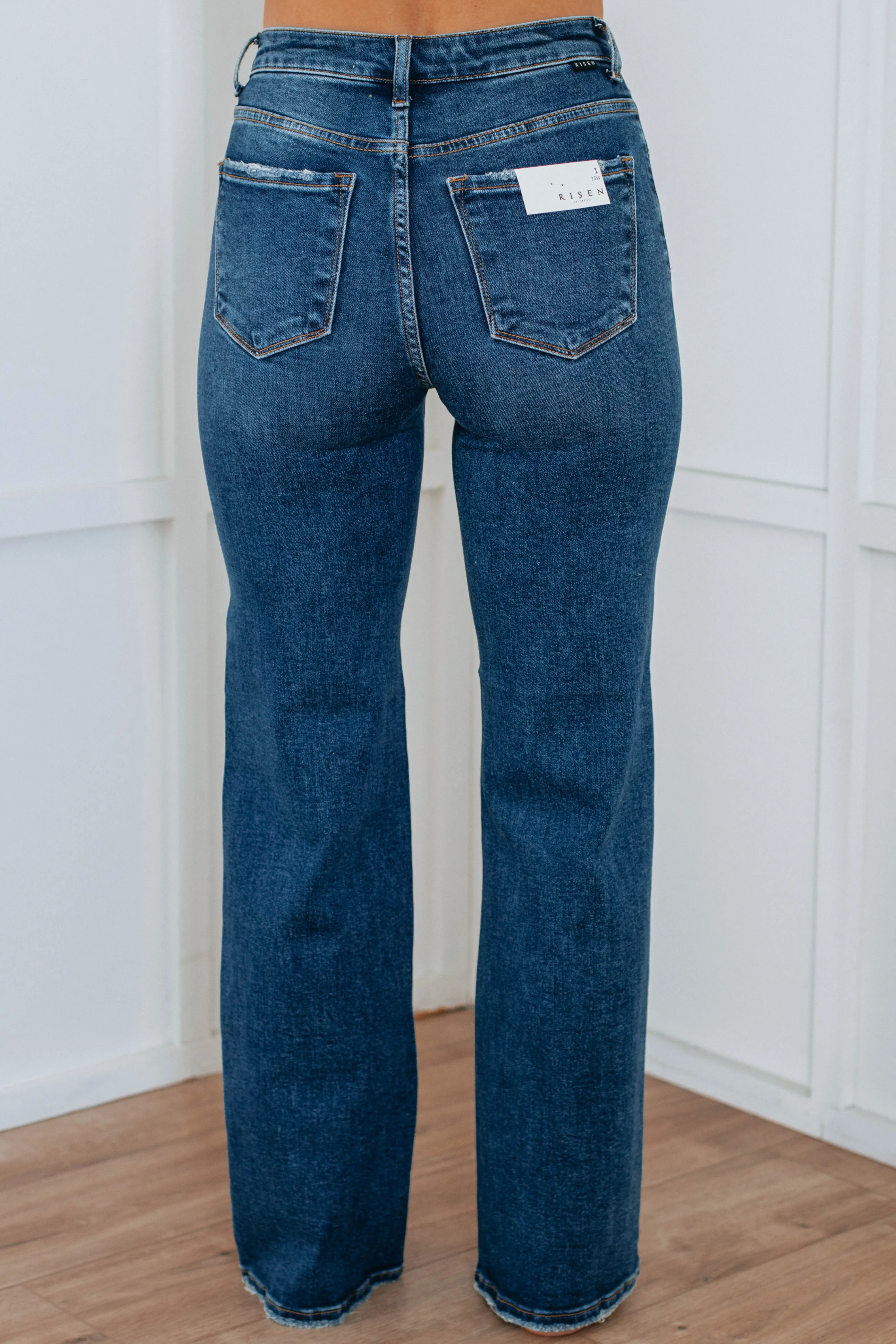 Jenea Risen Jeans - Dark Wash sold by Wild Oak Boutique product image thumbnail 4