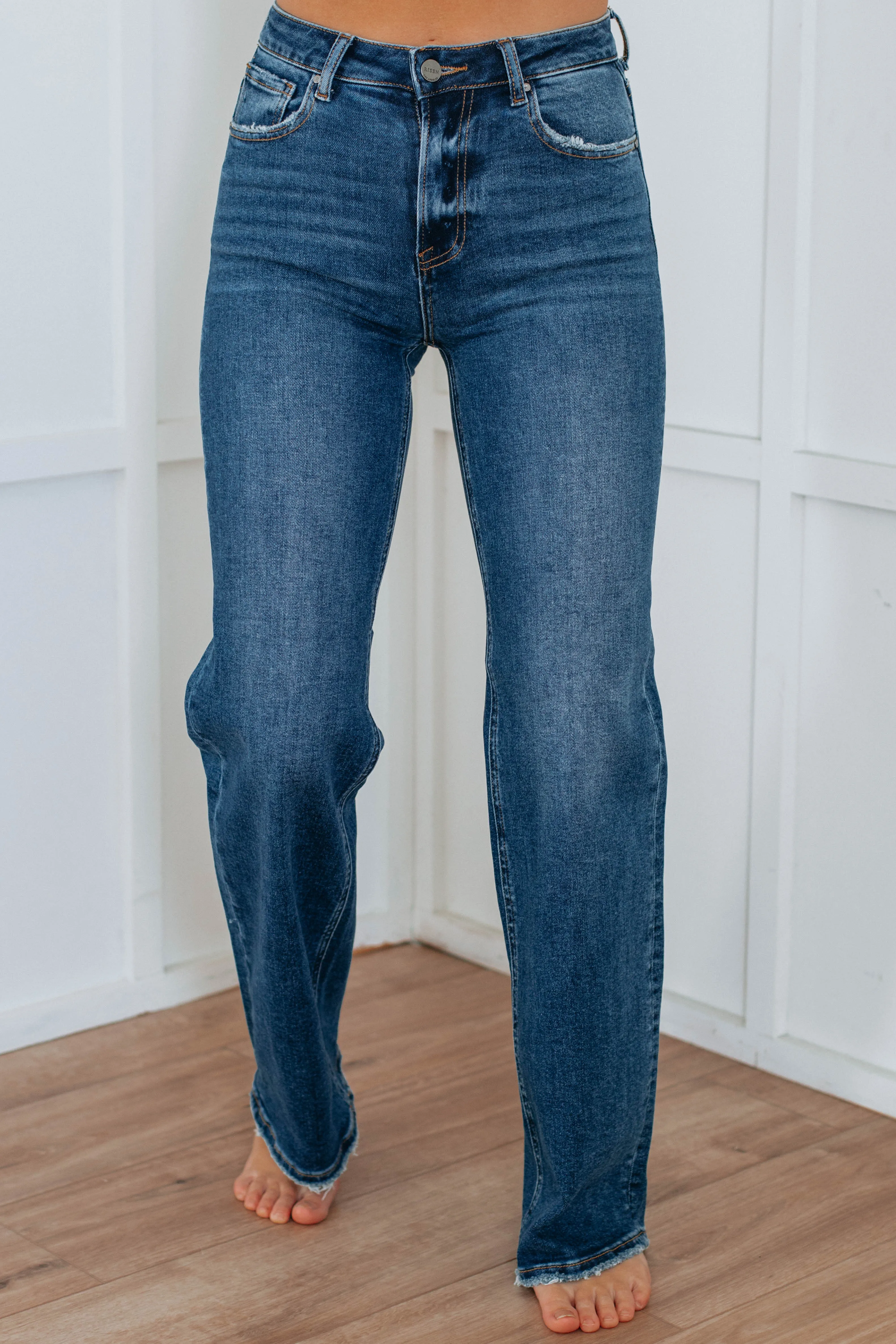 Jenea Risen Jeans - Dark Wash sold by Wild Oak Boutique