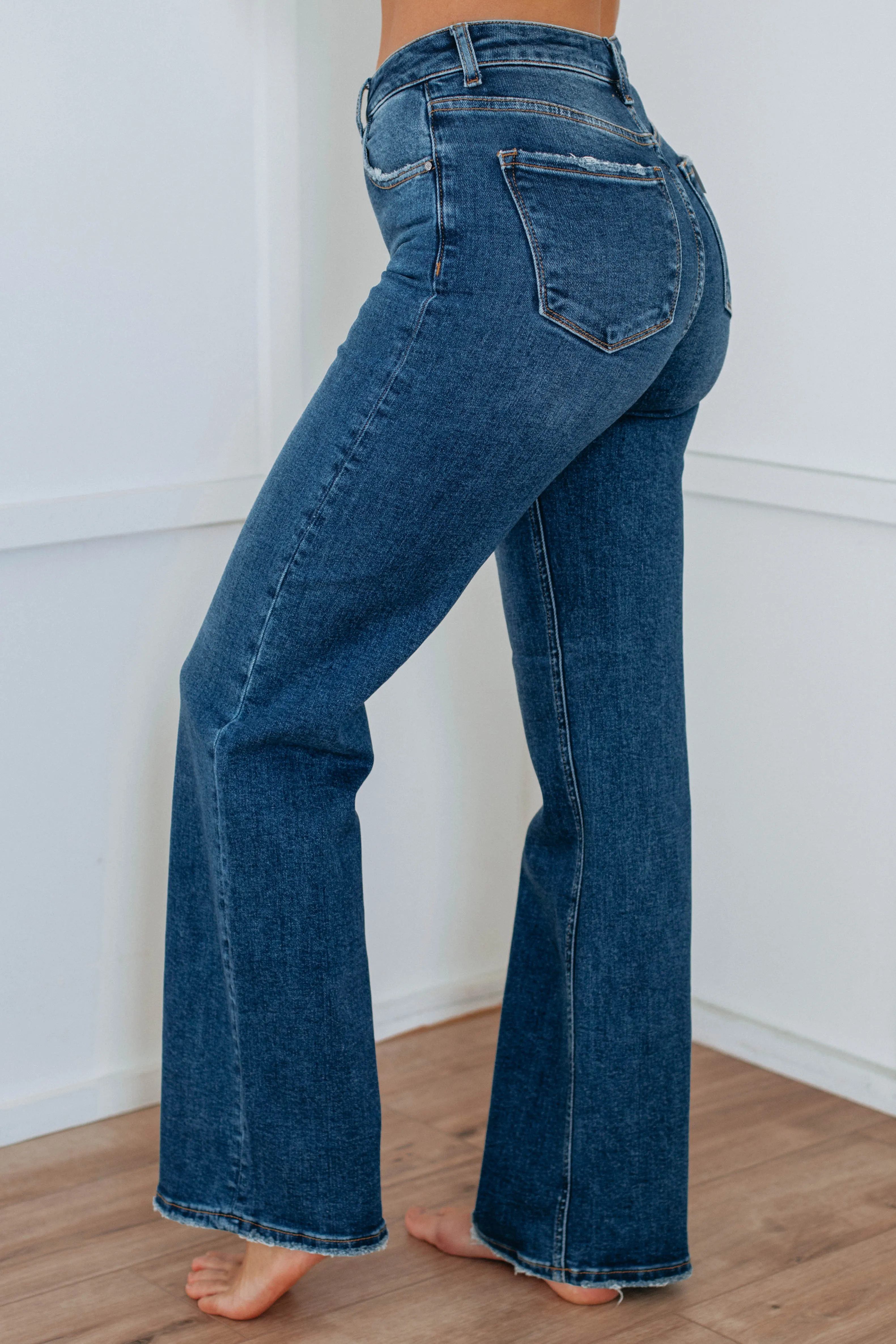 Jenea Risen Jeans - Dark Wash sold by Wild Oak Boutique product image thumbnail 2