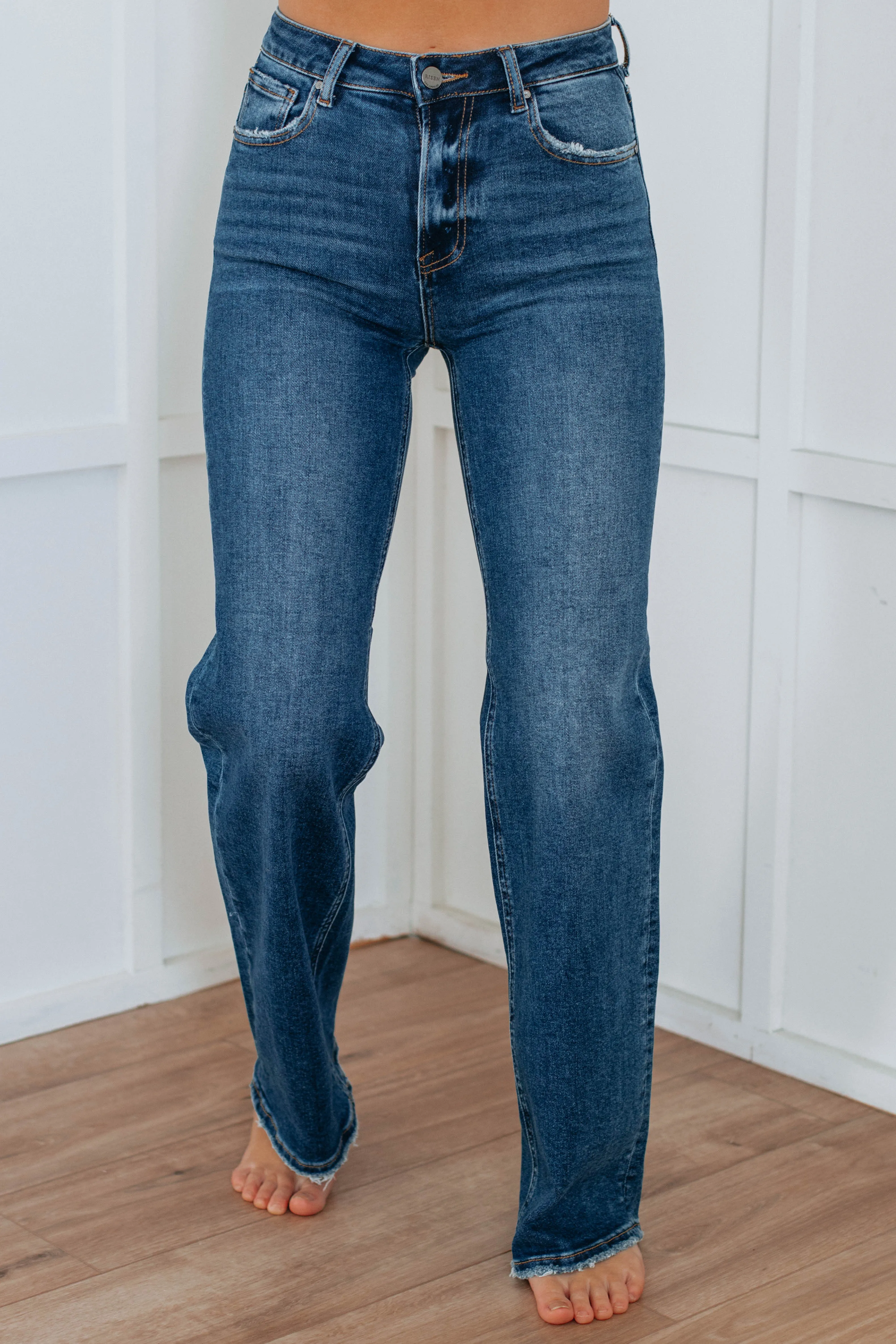 Jenea Risen Jeans - Dark Wash sold by Wild Oak Boutique product image thumbnail 5