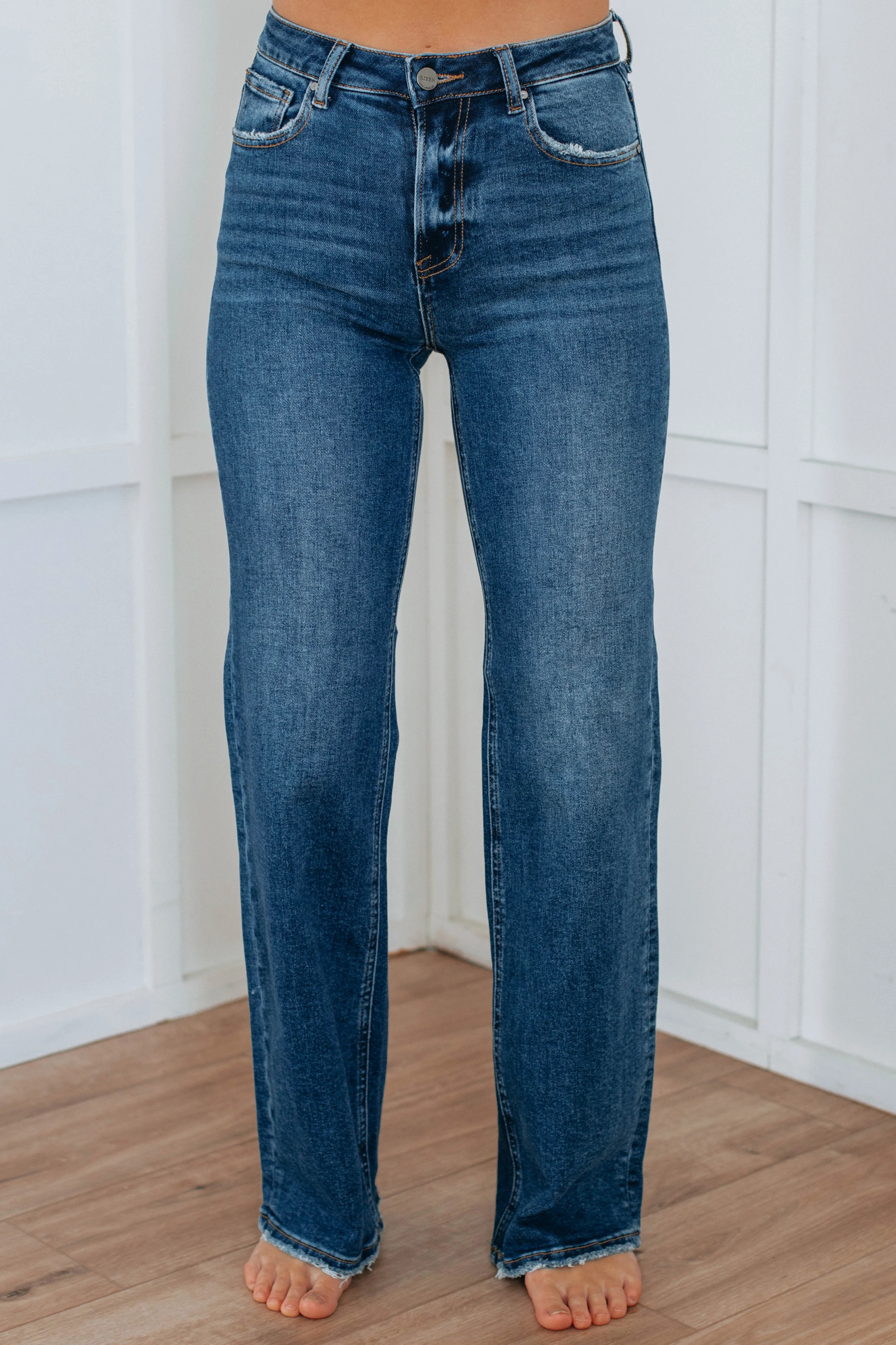 Jenea Risen Jeans - Dark Wash sold by Wild Oak Boutique product image thumbnail 3
