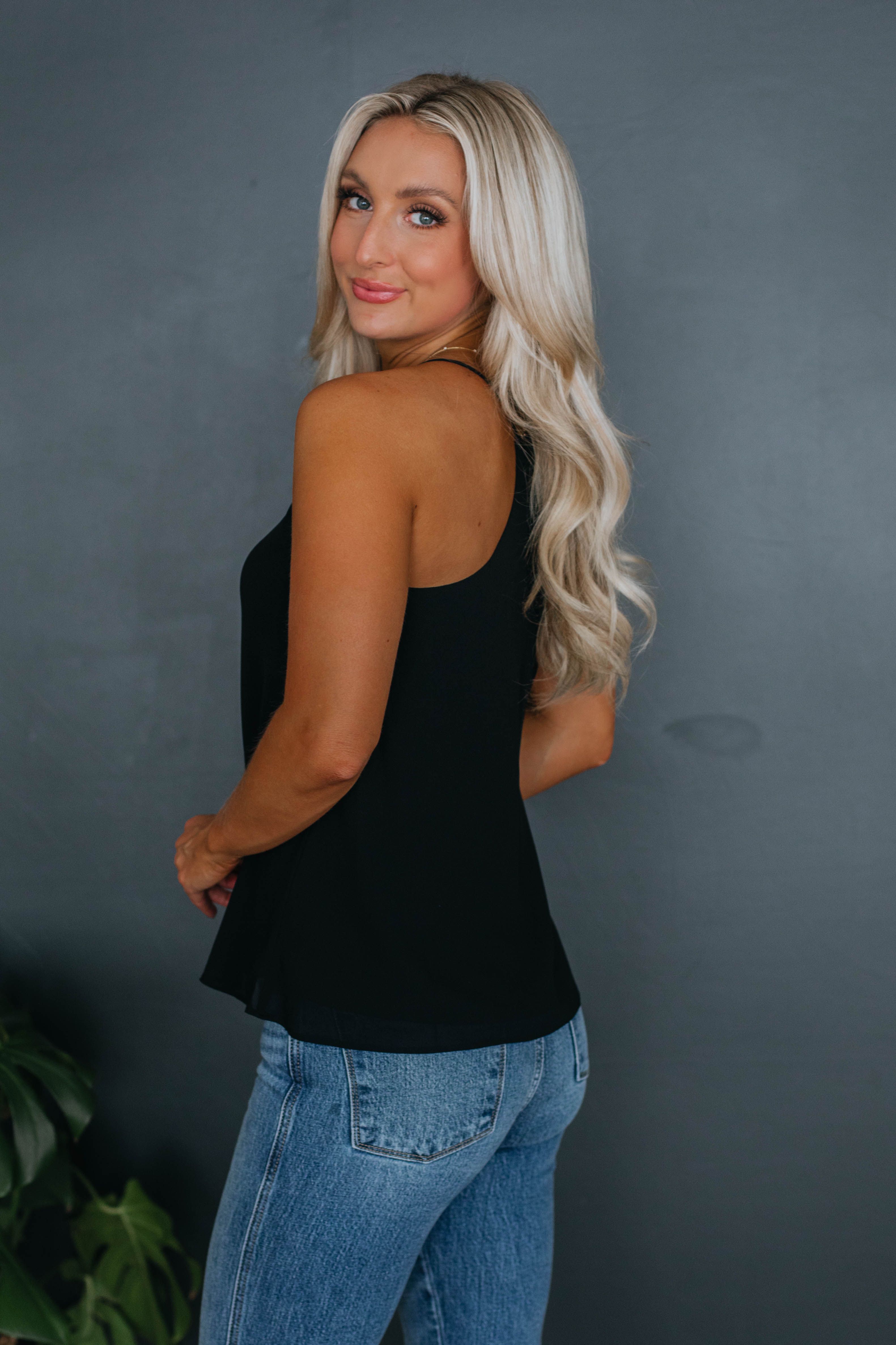 Karissa Tank - Black sold by Wild Oak Boutique product image thumbnail 4