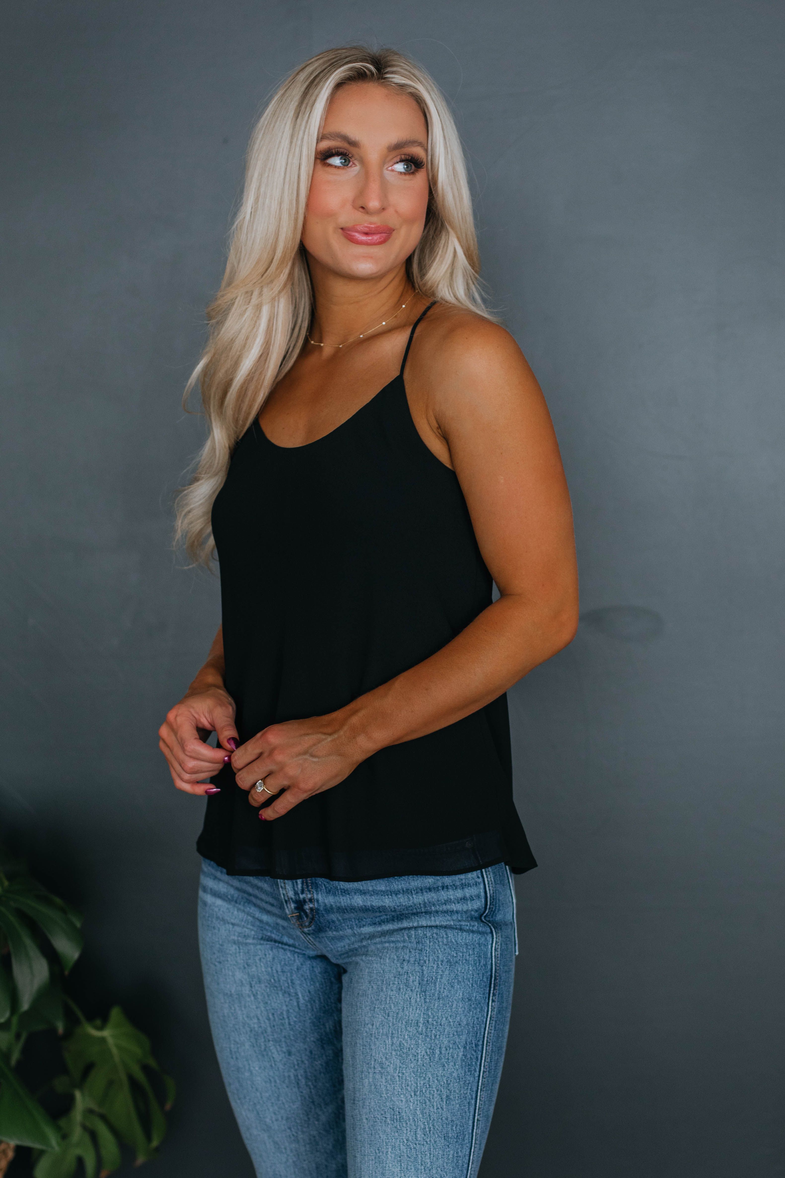 Karissa Tank - Black sold by Wild Oak Boutique product image thumbnail 3