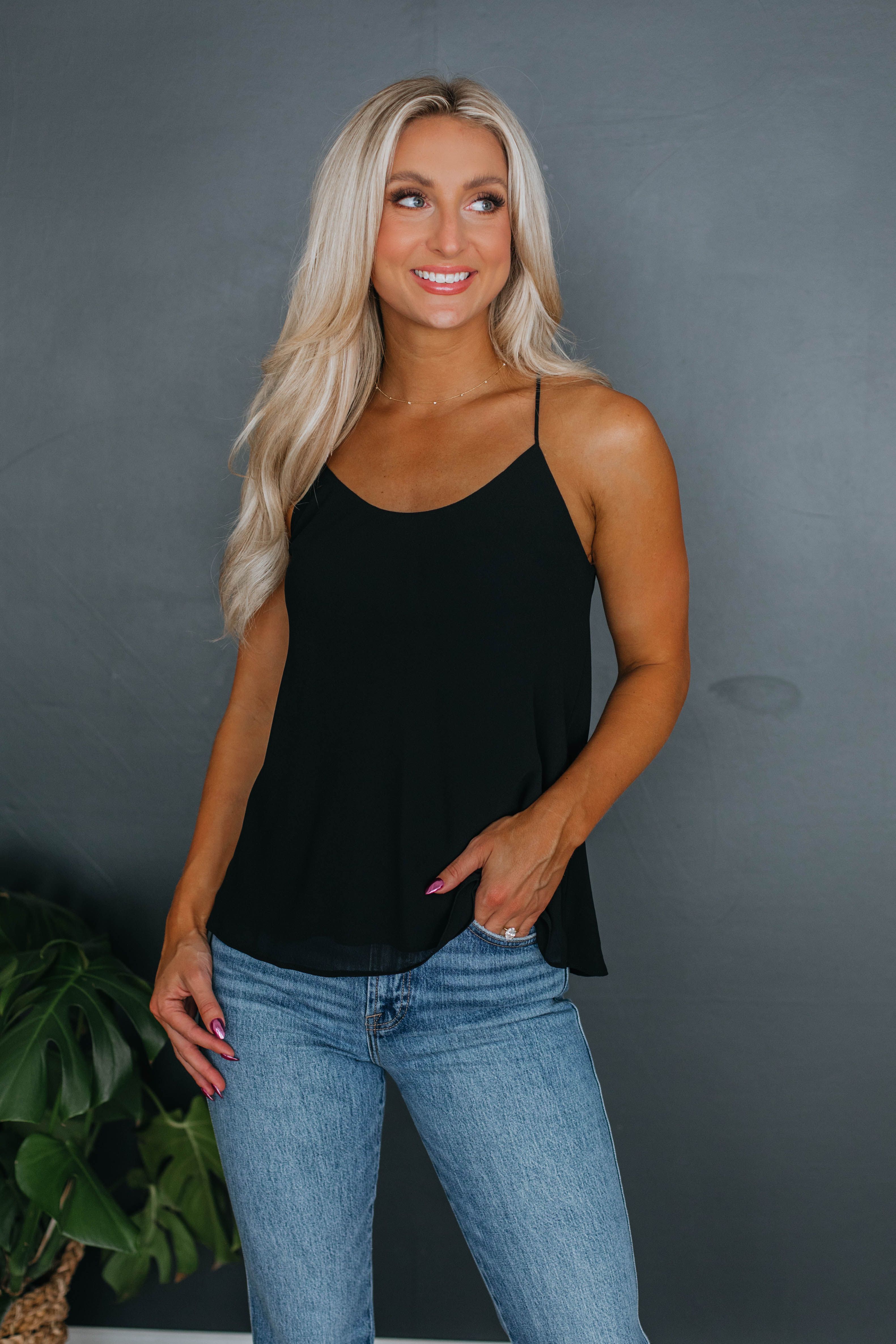 Karissa Tank - Black sold by Wild Oak Boutique