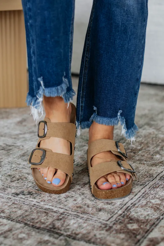 Simply Thriving Sandals - Taupe sold by Wild Oak Boutique