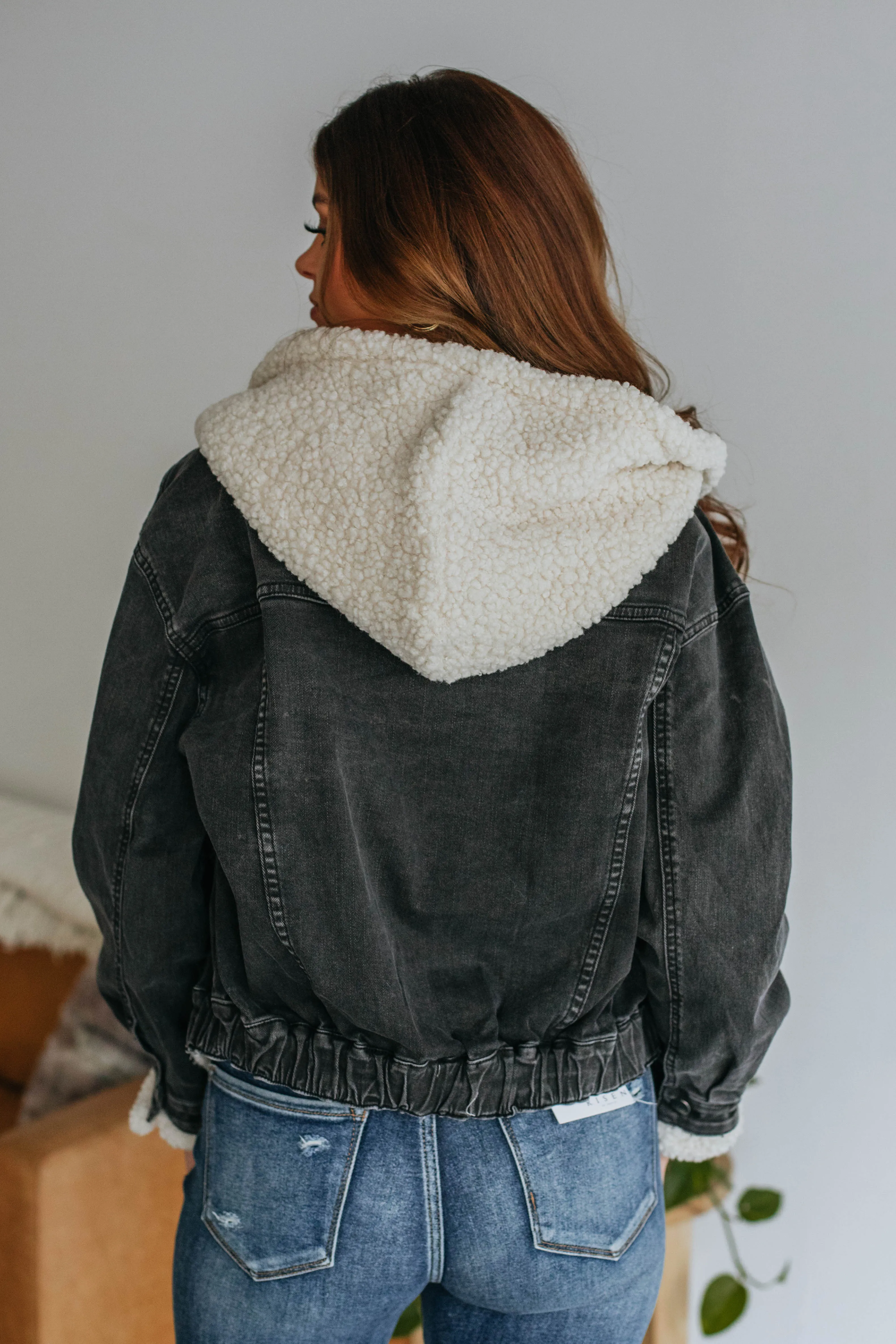 Becca Denim Jacket - Vintage Black sold by Wild Oak Boutique product image thumbnail 5