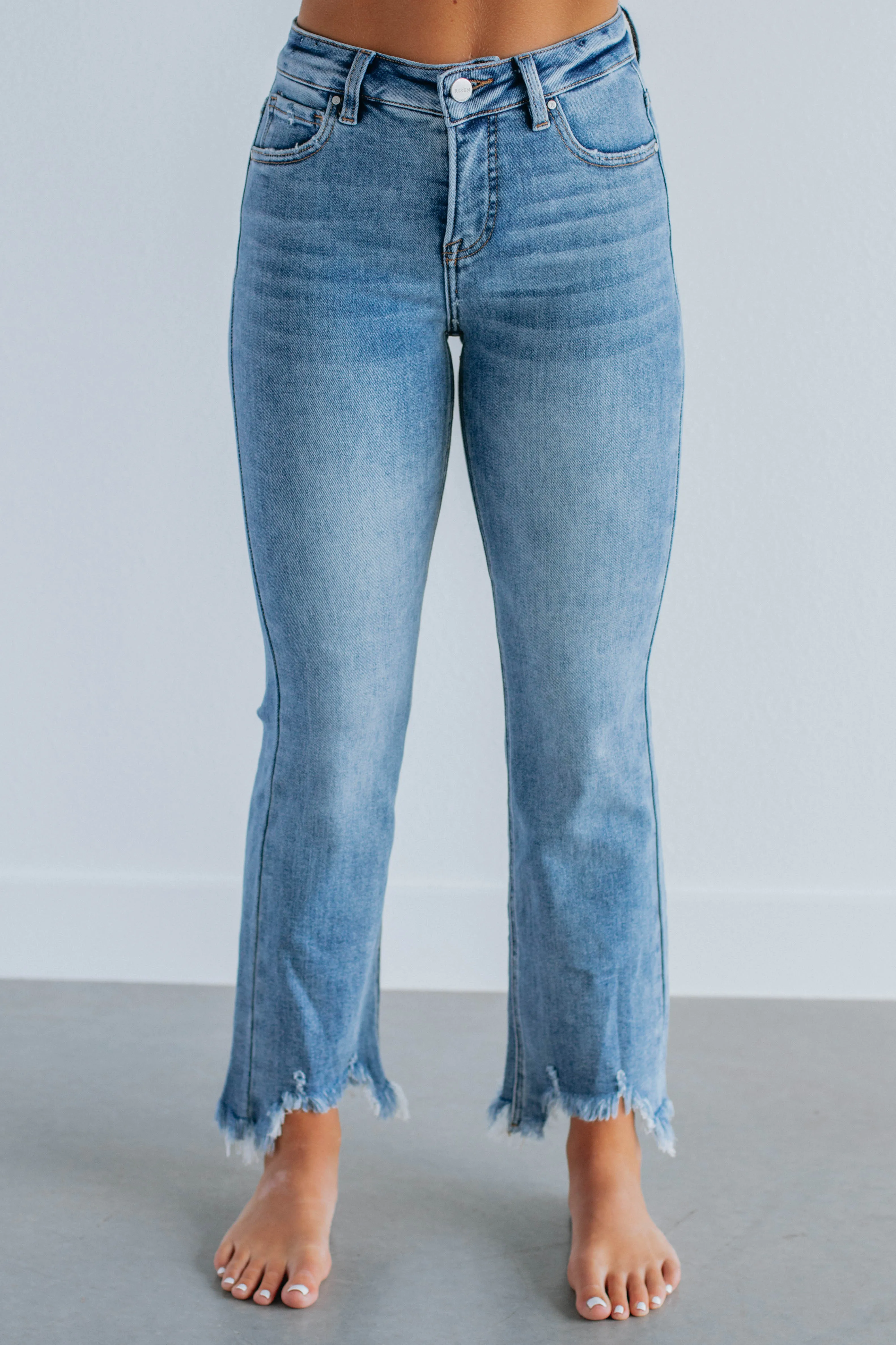Neona Risen Jeans - Medium Wash sold by Wild Oak Boutique product image thumbnail 3