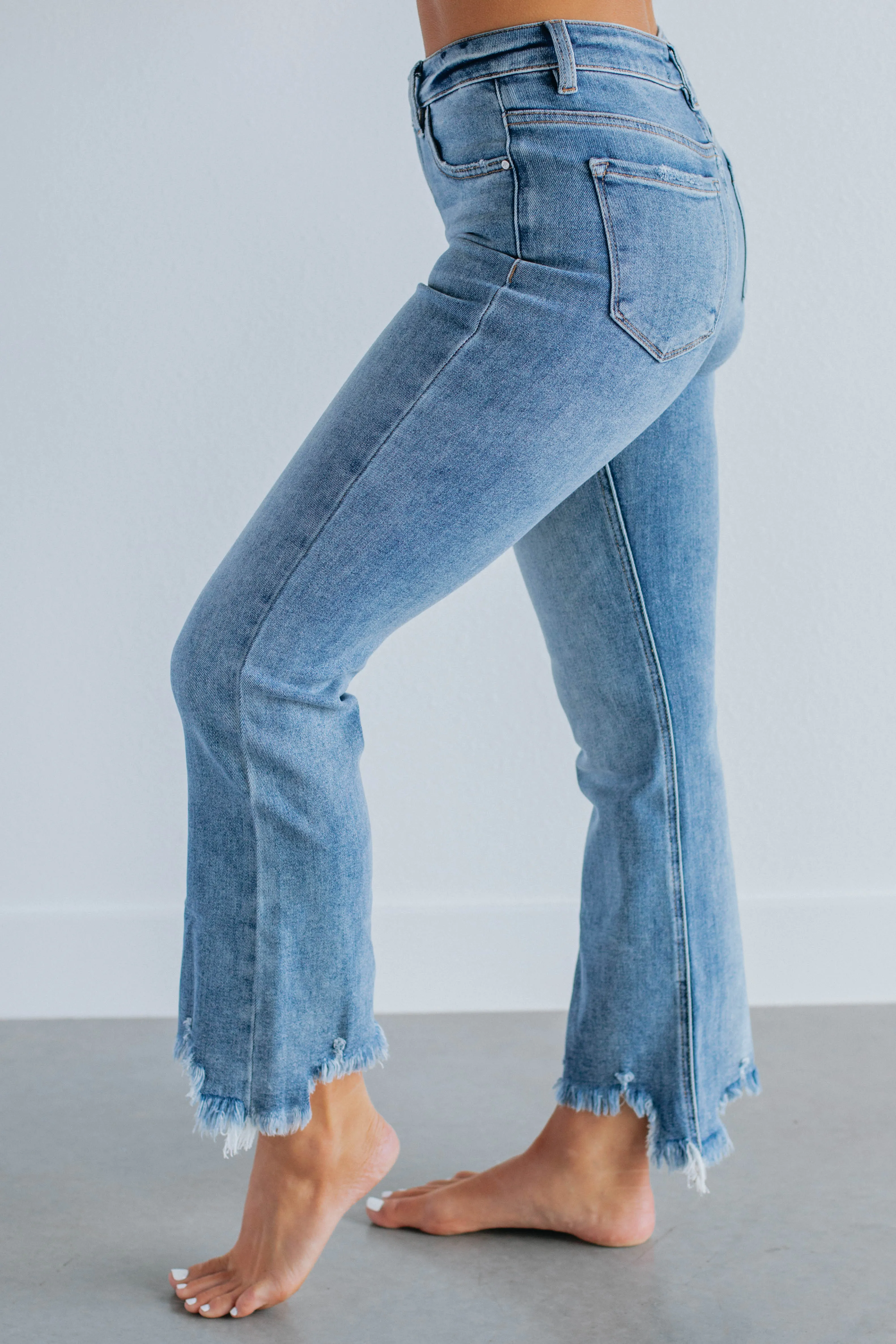 Neona Risen Jeans - Medium Wash sold by Wild Oak Boutique product image thumbnail 2