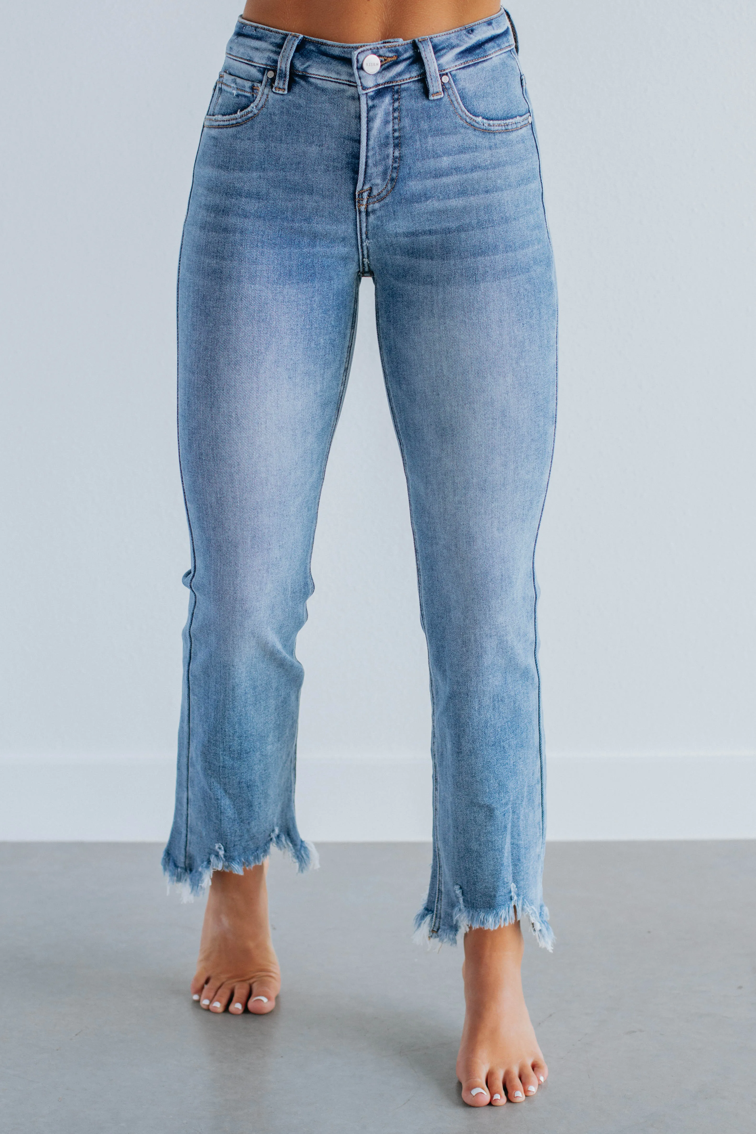 Neona Risen Jeans - Medium Wash sold by Wild Oak Boutique