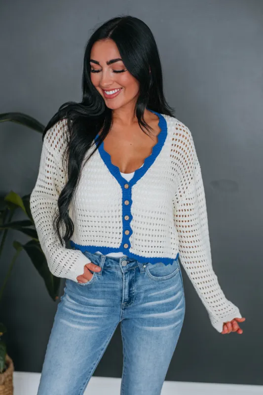 Rylee Crochet Cardigan sold by Wild Oak Boutique