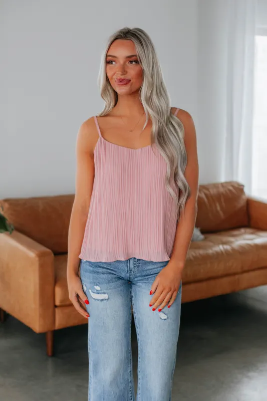 Gaelle Tank - Blush sold by Wild Oak Boutique
