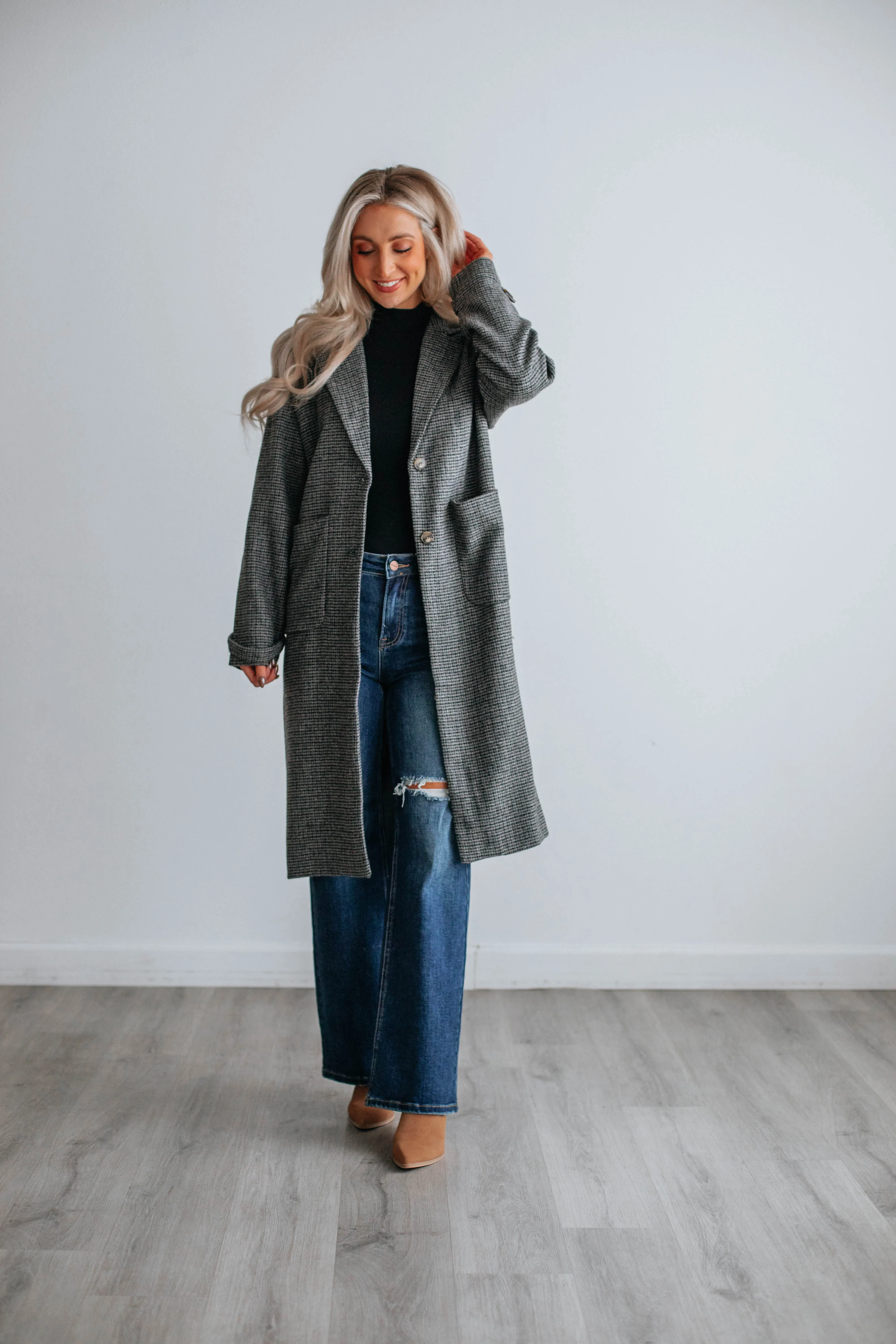 Conrad Longline Coat sold by Wild Oak Boutique