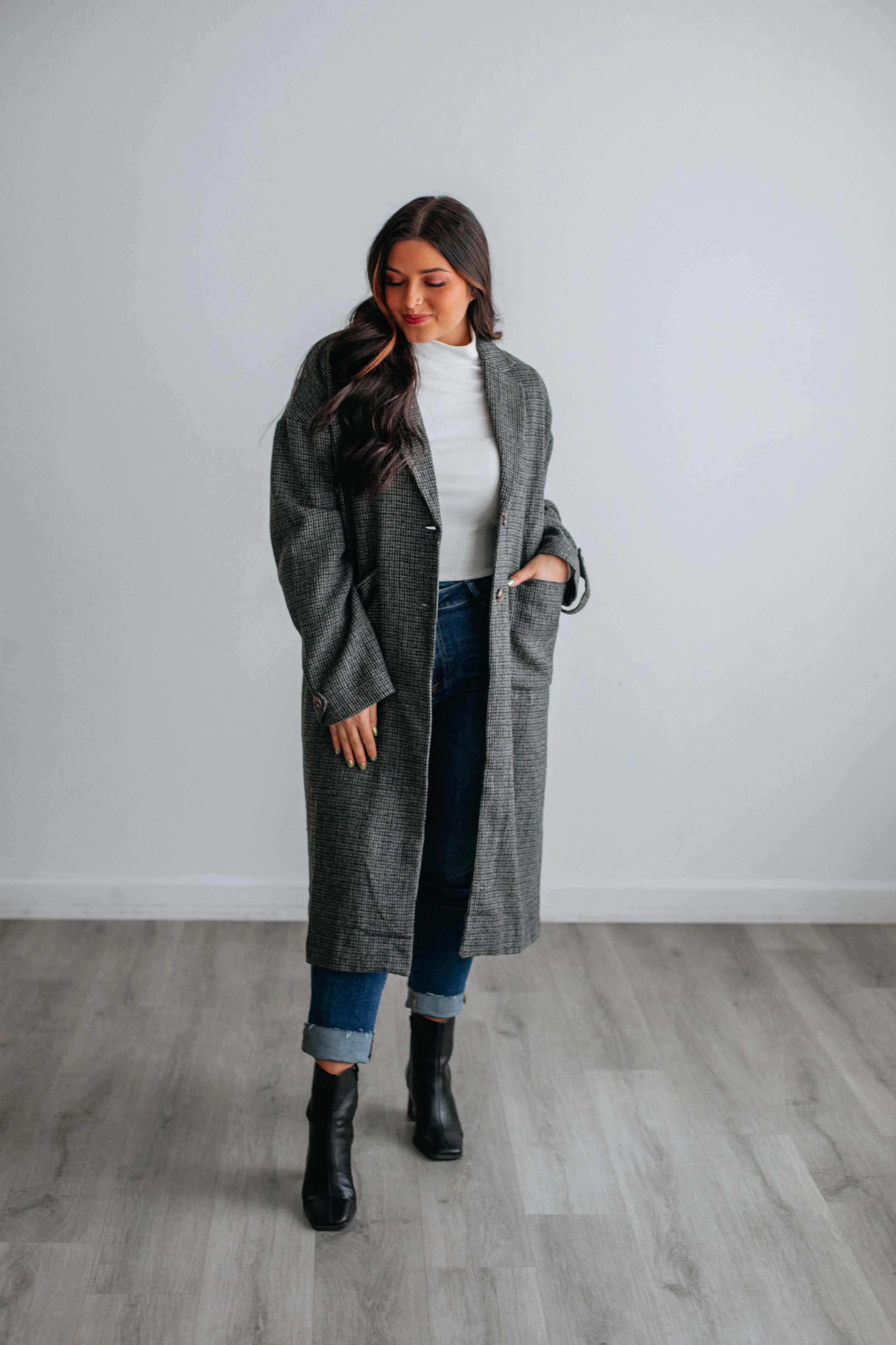 Conrad Longline Coat sold by Wild Oak Boutique product image thumbnail 3