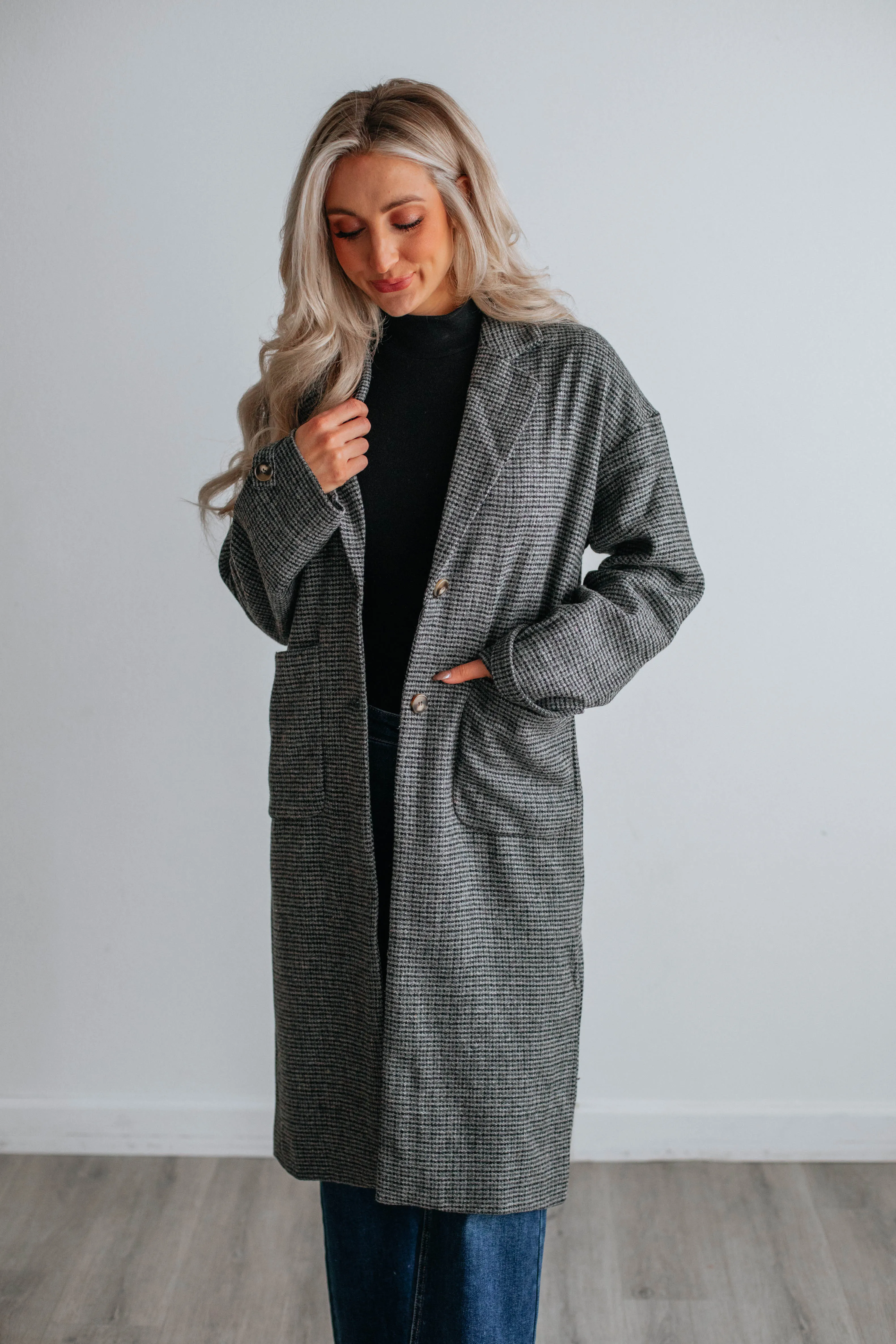 Conrad Longline Coat sold by Wild Oak Boutique product image thumbnail 2