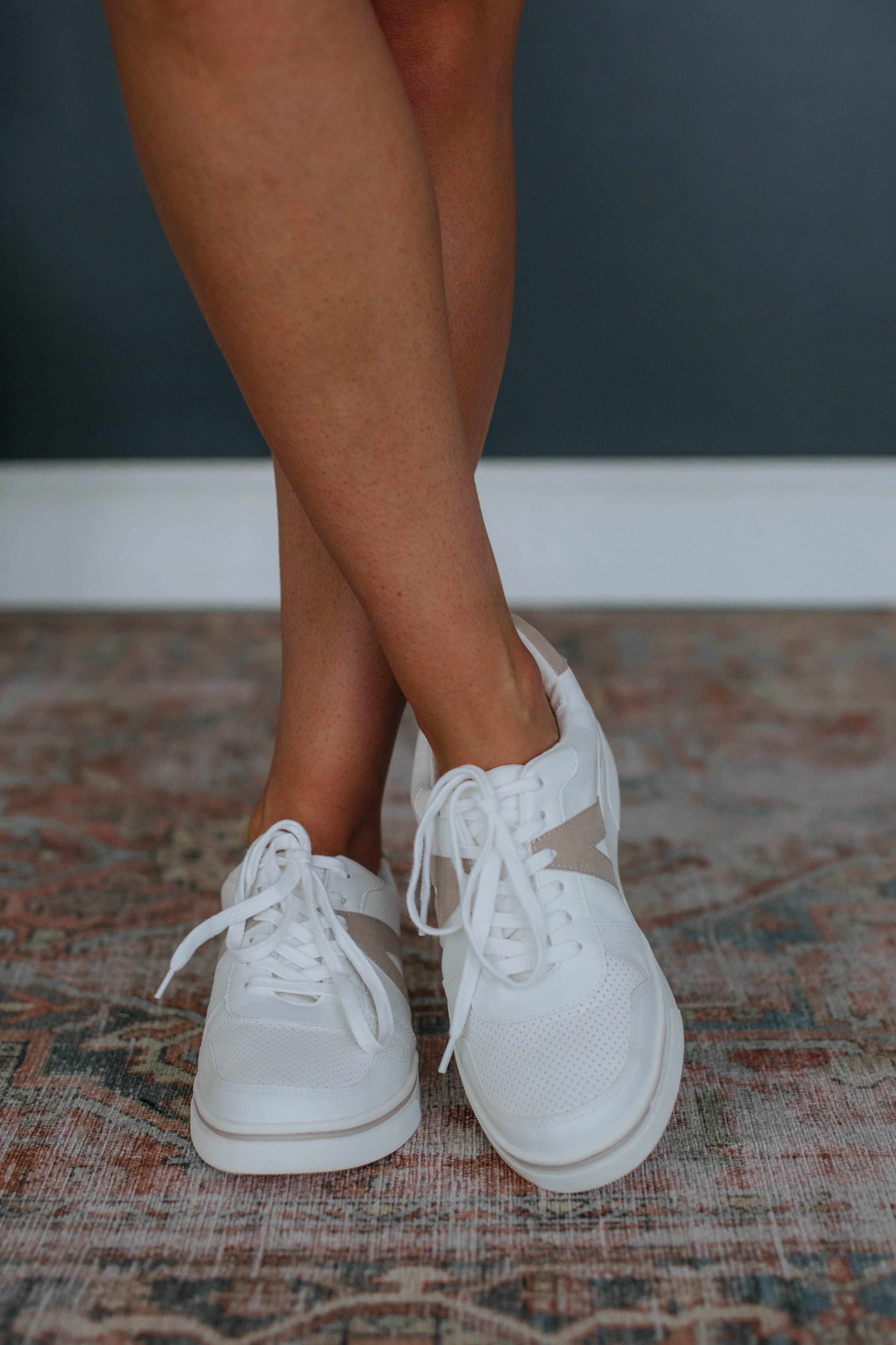 Good For The Sole Sneakers - Taupe sold by Wild Oak Boutique product image thumbnail 2