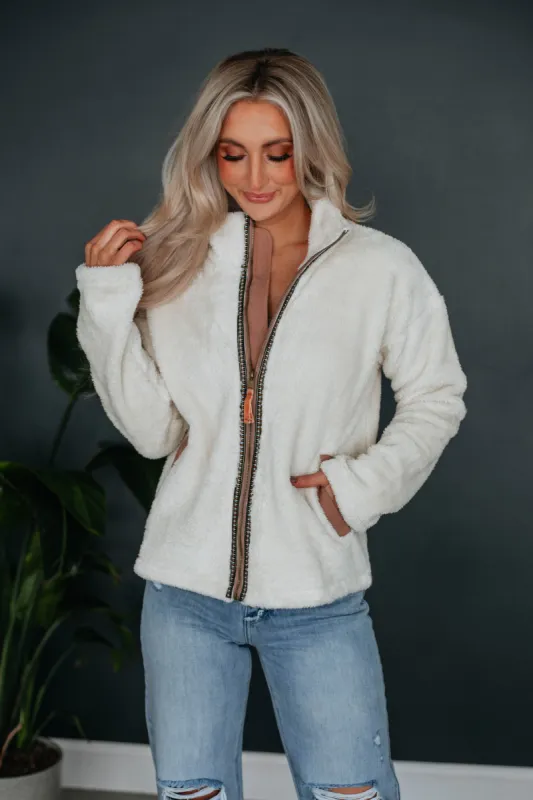 Langston Sherpa Jacket sold by Wild Oak Boutique