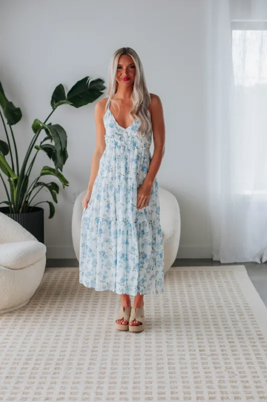 Delani Midi Dress sold by Wild Oak Boutique
