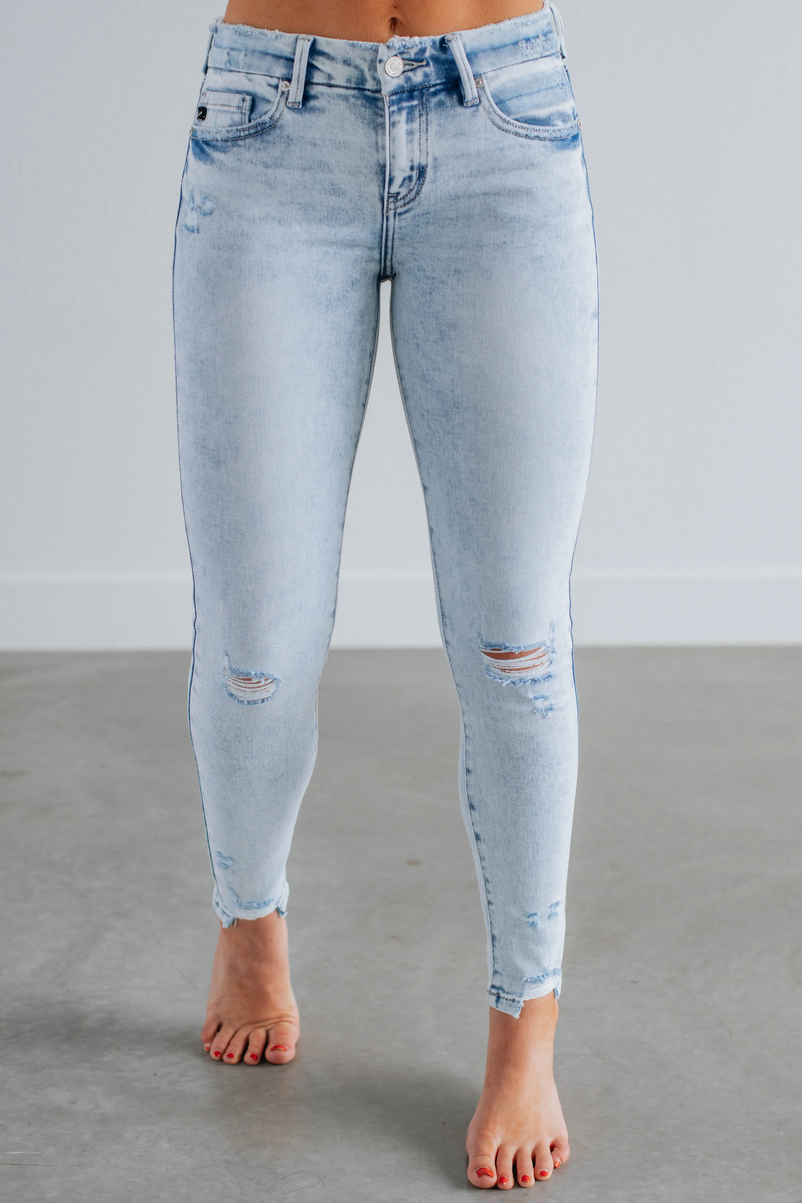 Maela KanCan Jeans - Light Wash sold by Wild Oak Boutique product image thumbnail 5