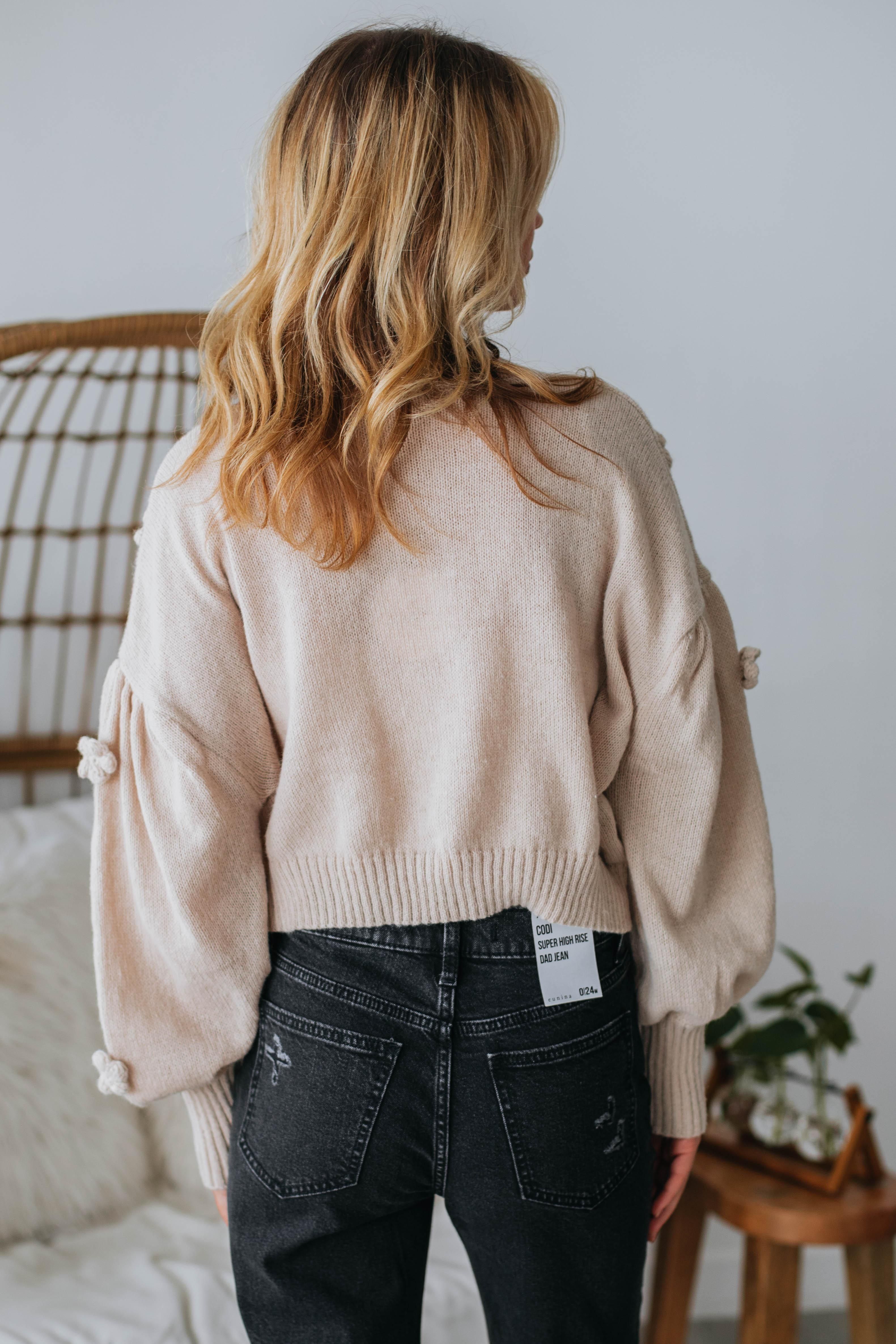 Lenette Flower Sweater sold by Wild Oak Boutique product image thumbnail 4