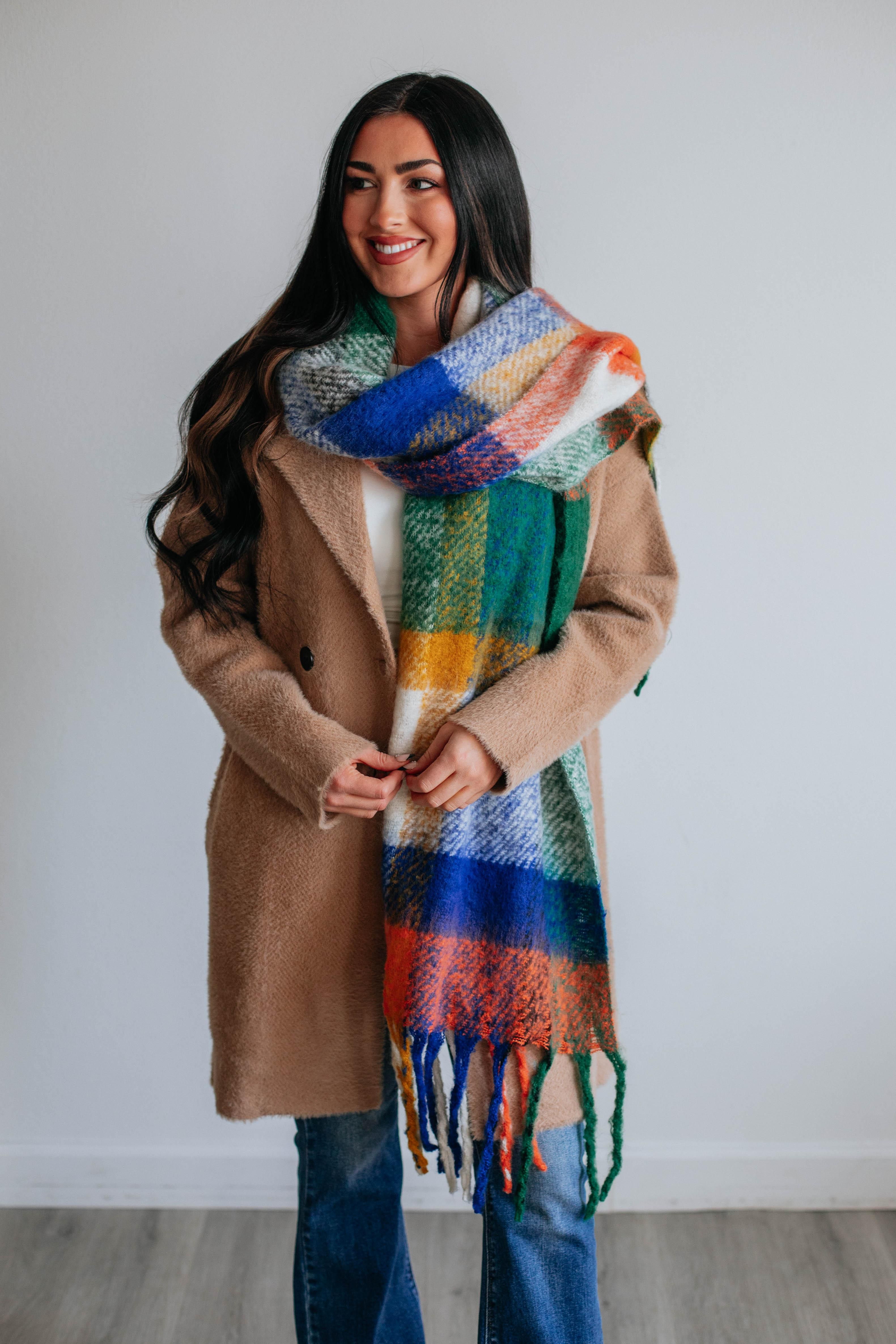 Tasha Colorblock Scarf sold by Wild Oak Boutique product image thumbnail 3