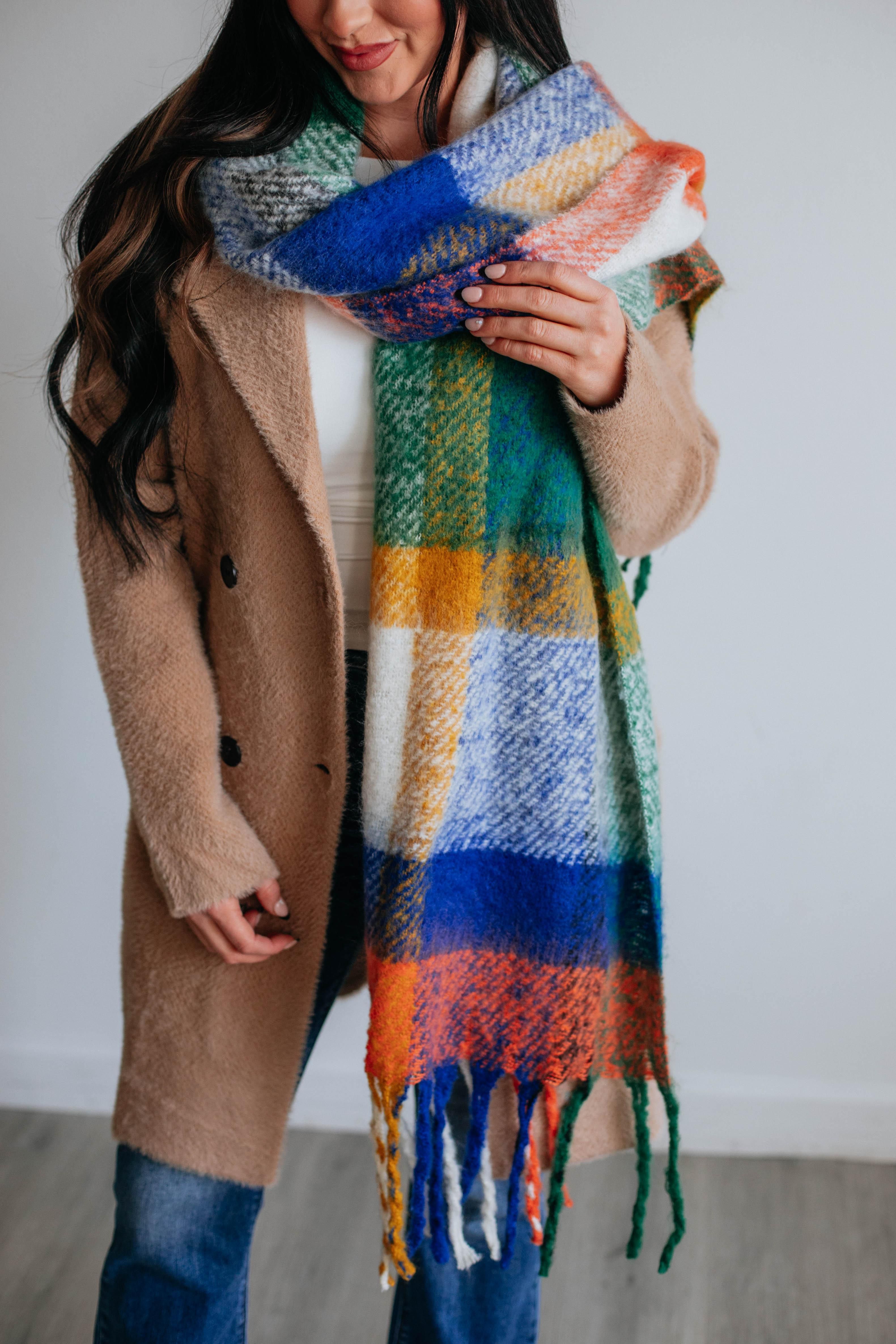 Tasha Colorblock Scarf sold by Wild Oak Boutique
