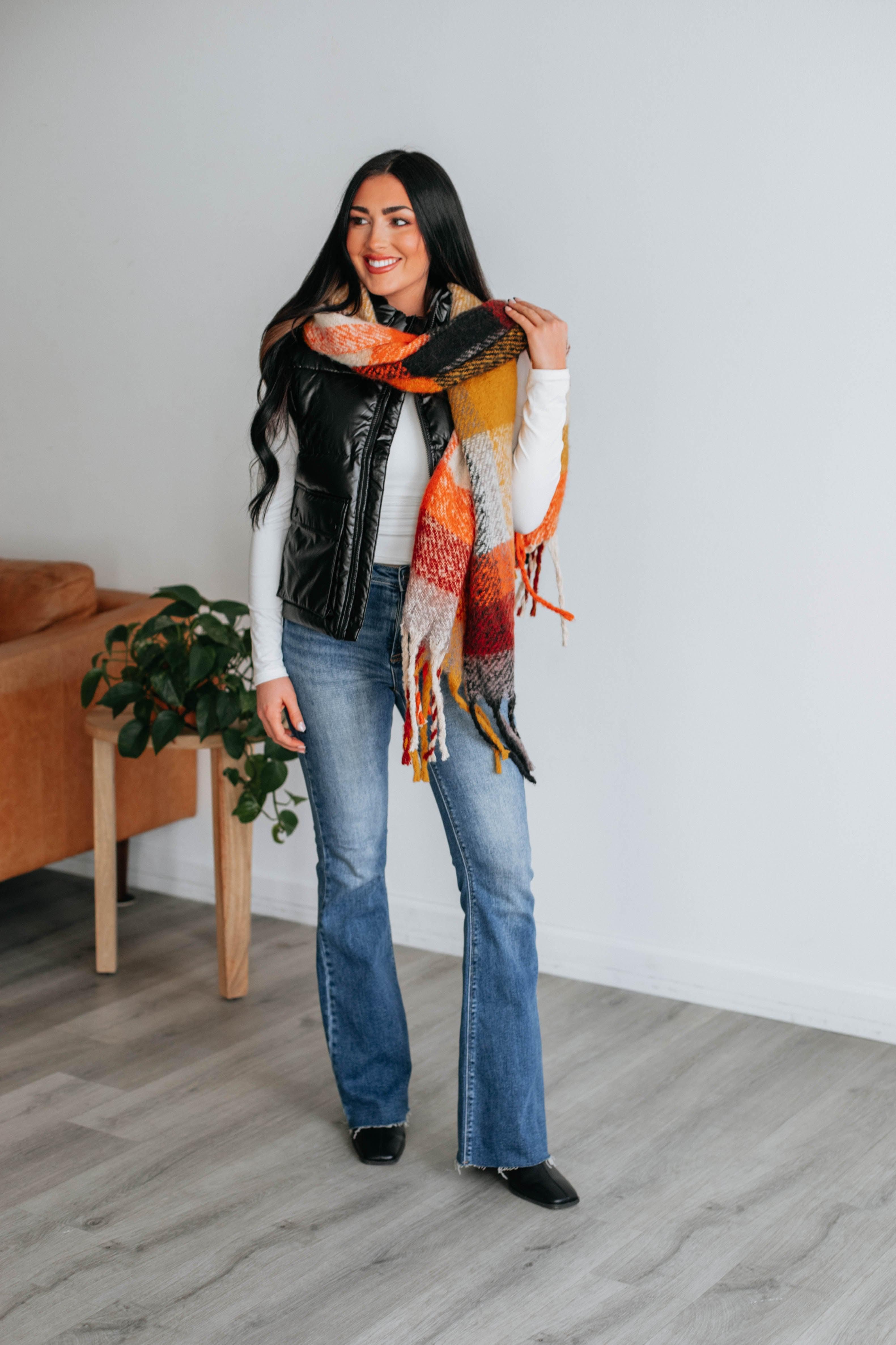 Tasha Colorblock Scarf sold by Wild Oak Boutique product image thumbnail 4