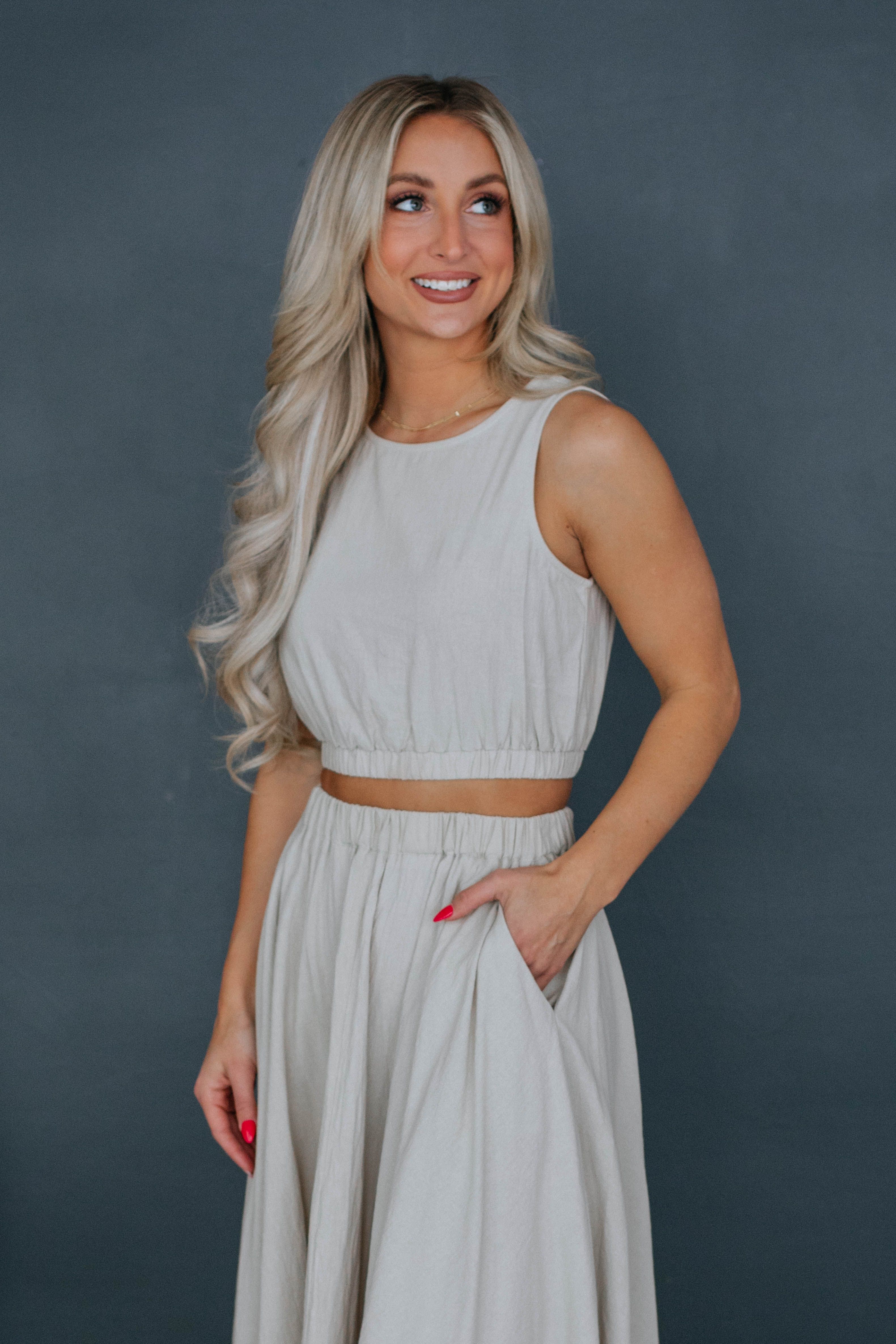 Taisly Textured Tank sold by Wild Oak Boutique