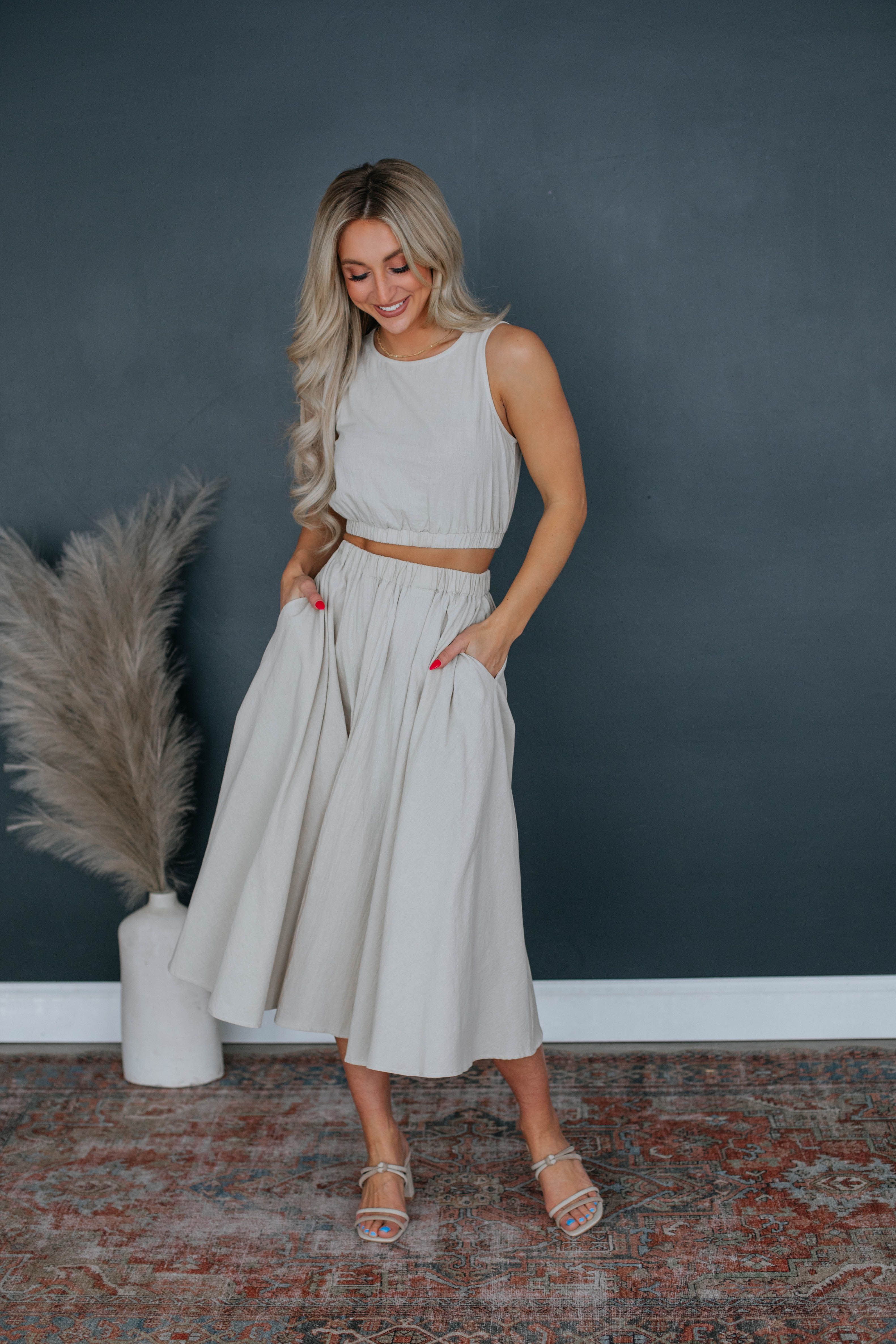 Taisly Textured Tank sold by Wild Oak Boutique product image thumbnail 2