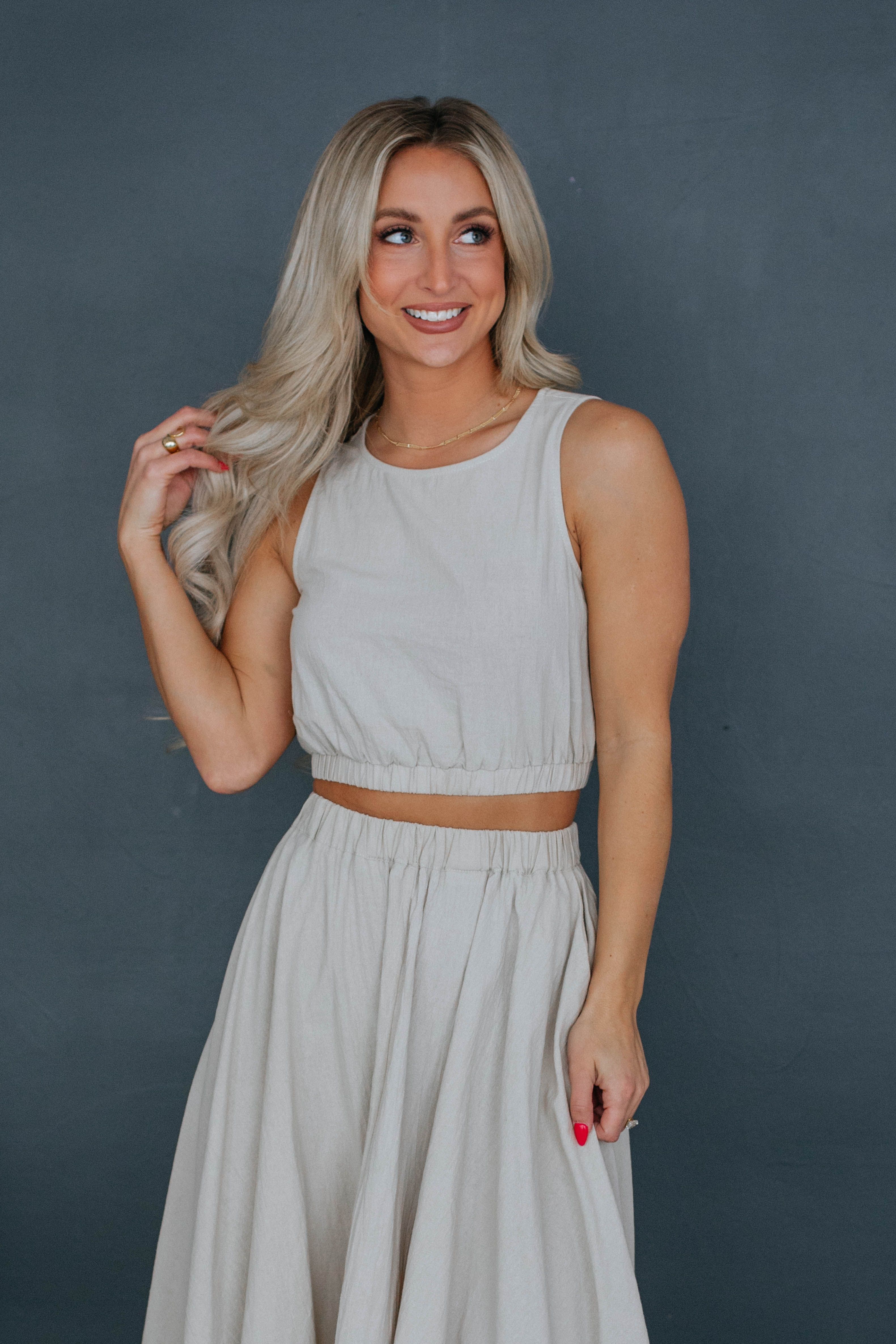 Taisly Textured Tank sold by Wild Oak Boutique product image thumbnail 5