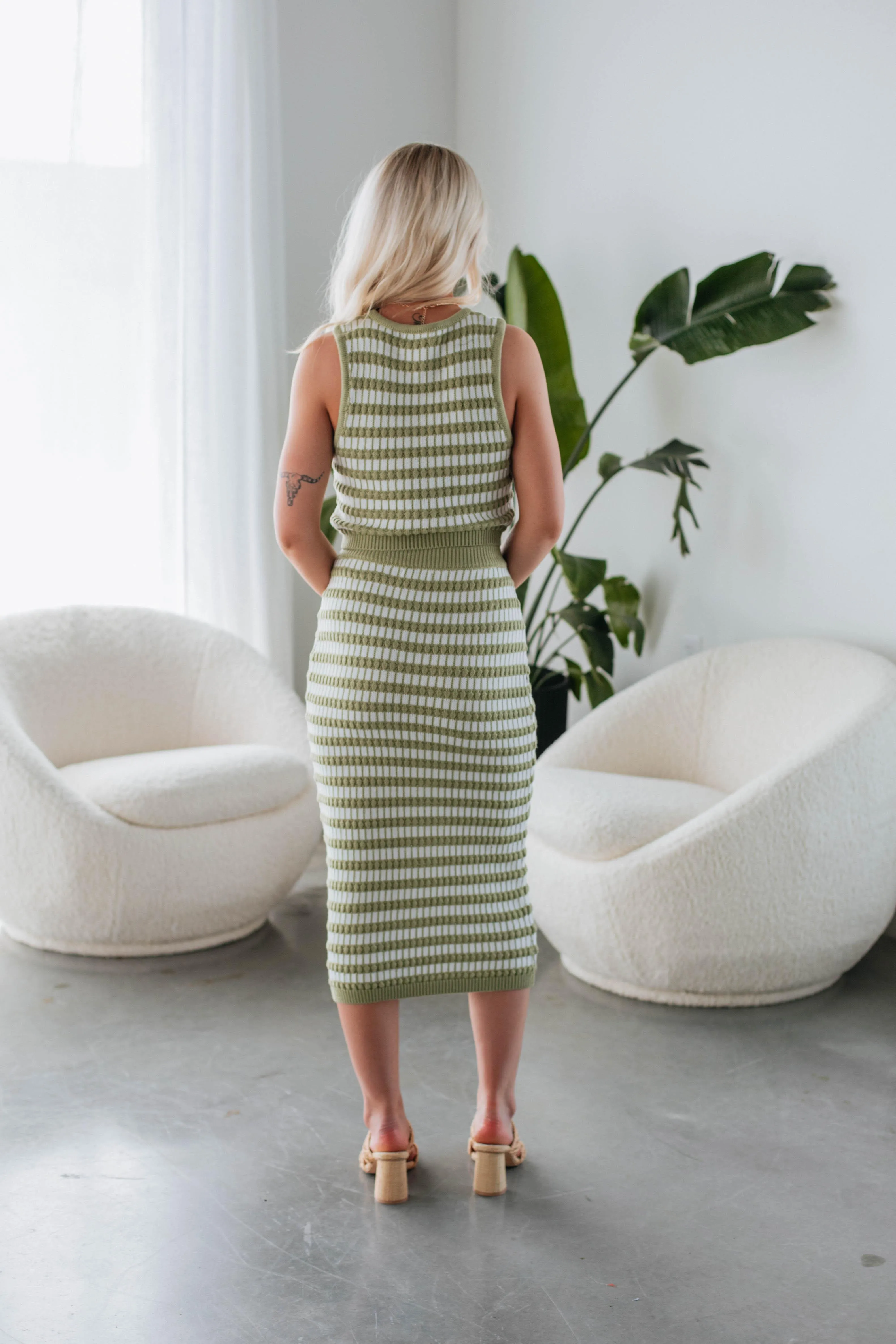 Lexia Knit Midi Skirt sold by Wild Oak Boutique product image thumbnail 5