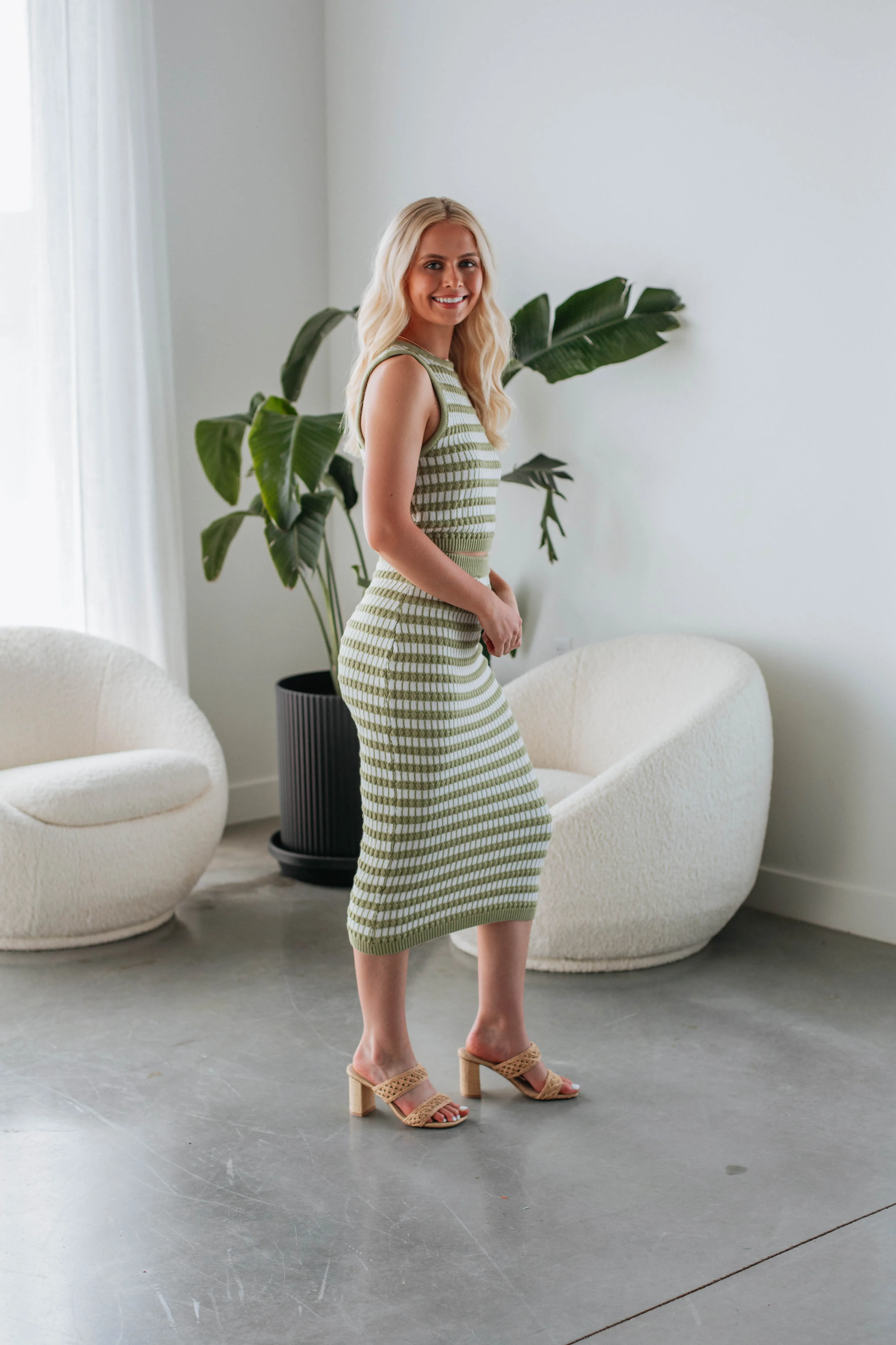 Lexia Knit Midi Skirt sold by Wild Oak Boutique product image thumbnail 2