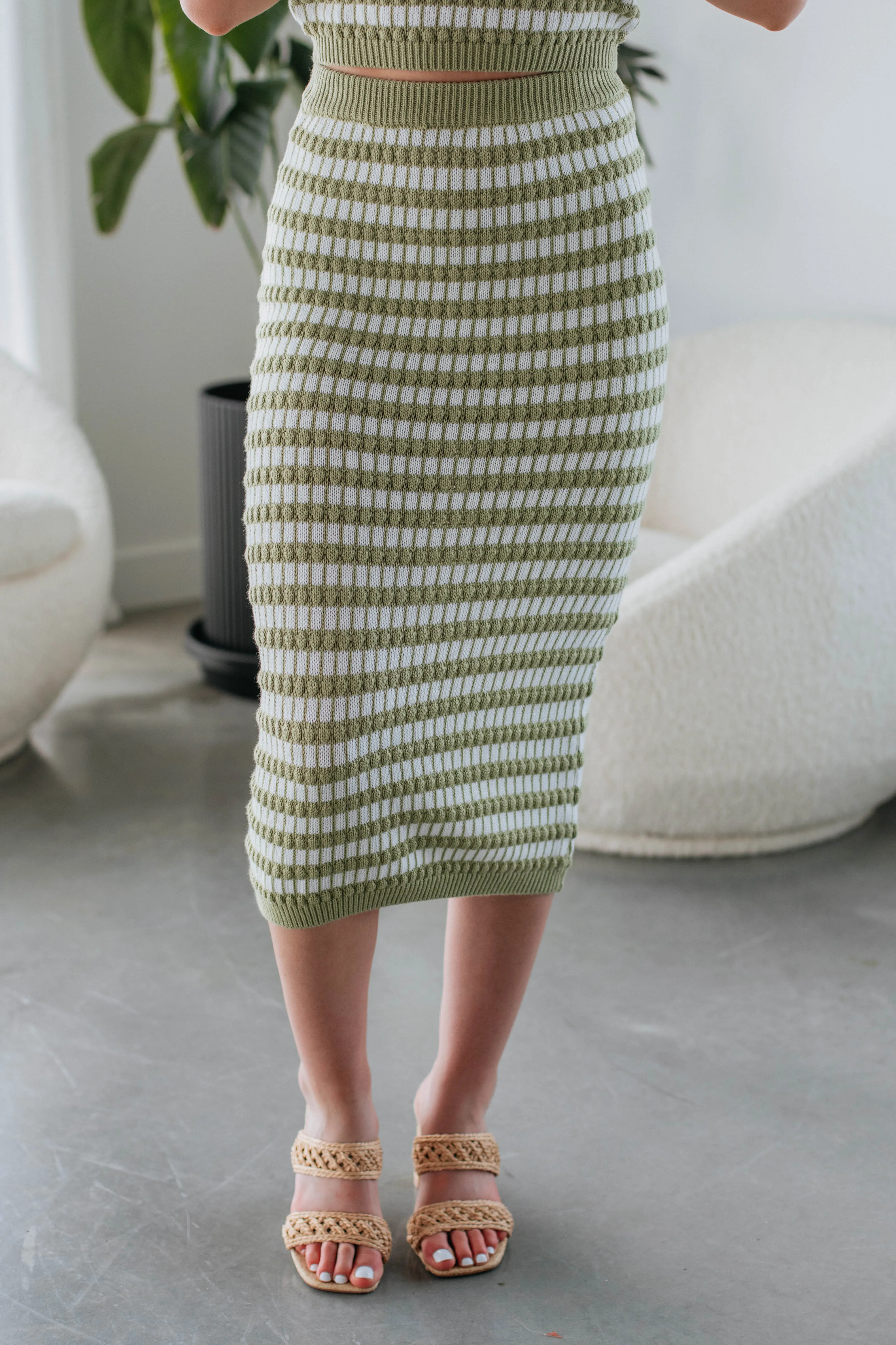 Lexia Knit Midi Skirt sold by Wild Oak Boutique product image thumbnail 3