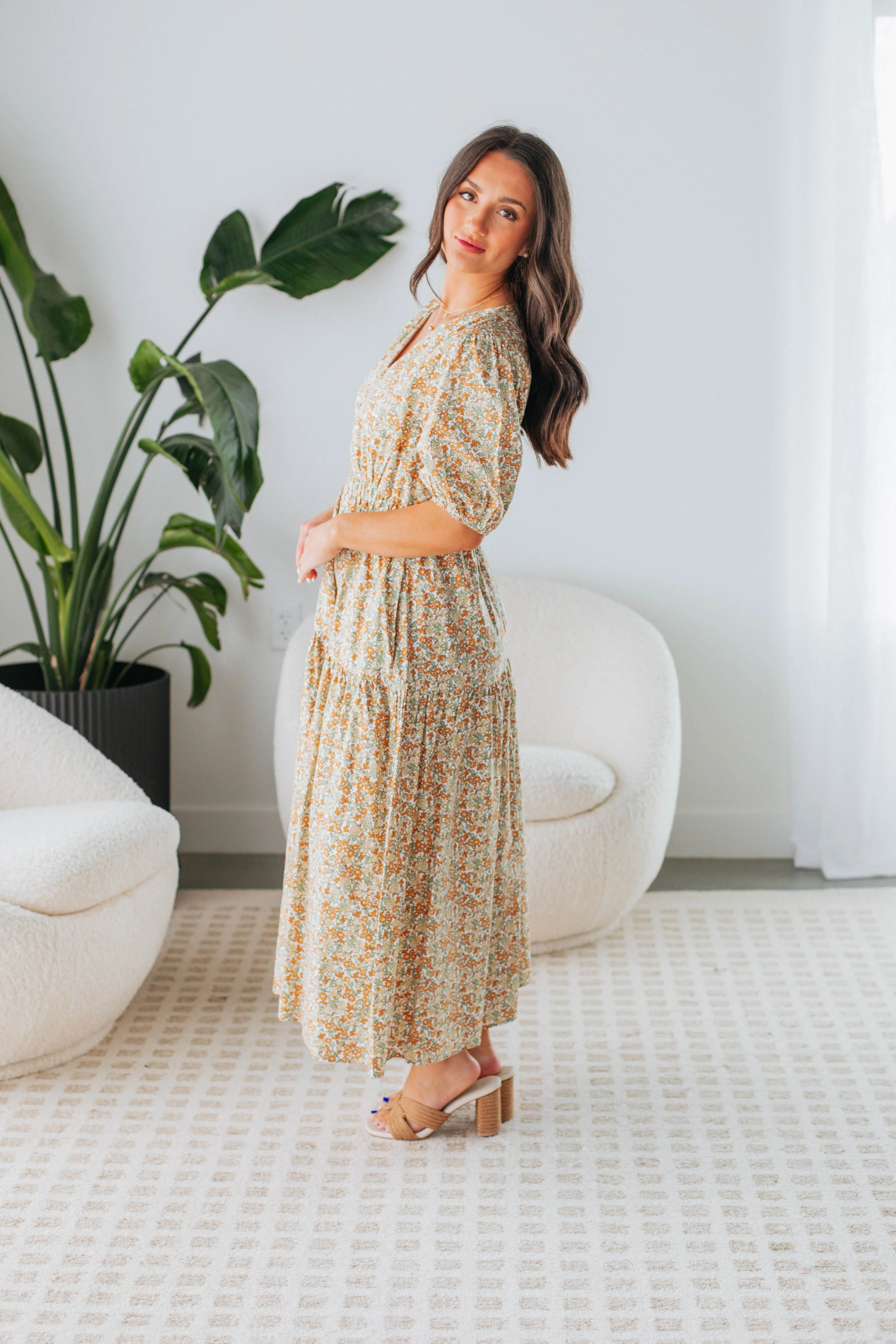 Mireya Floral Dress sold by Wild Oak Boutique product image thumbnail 3