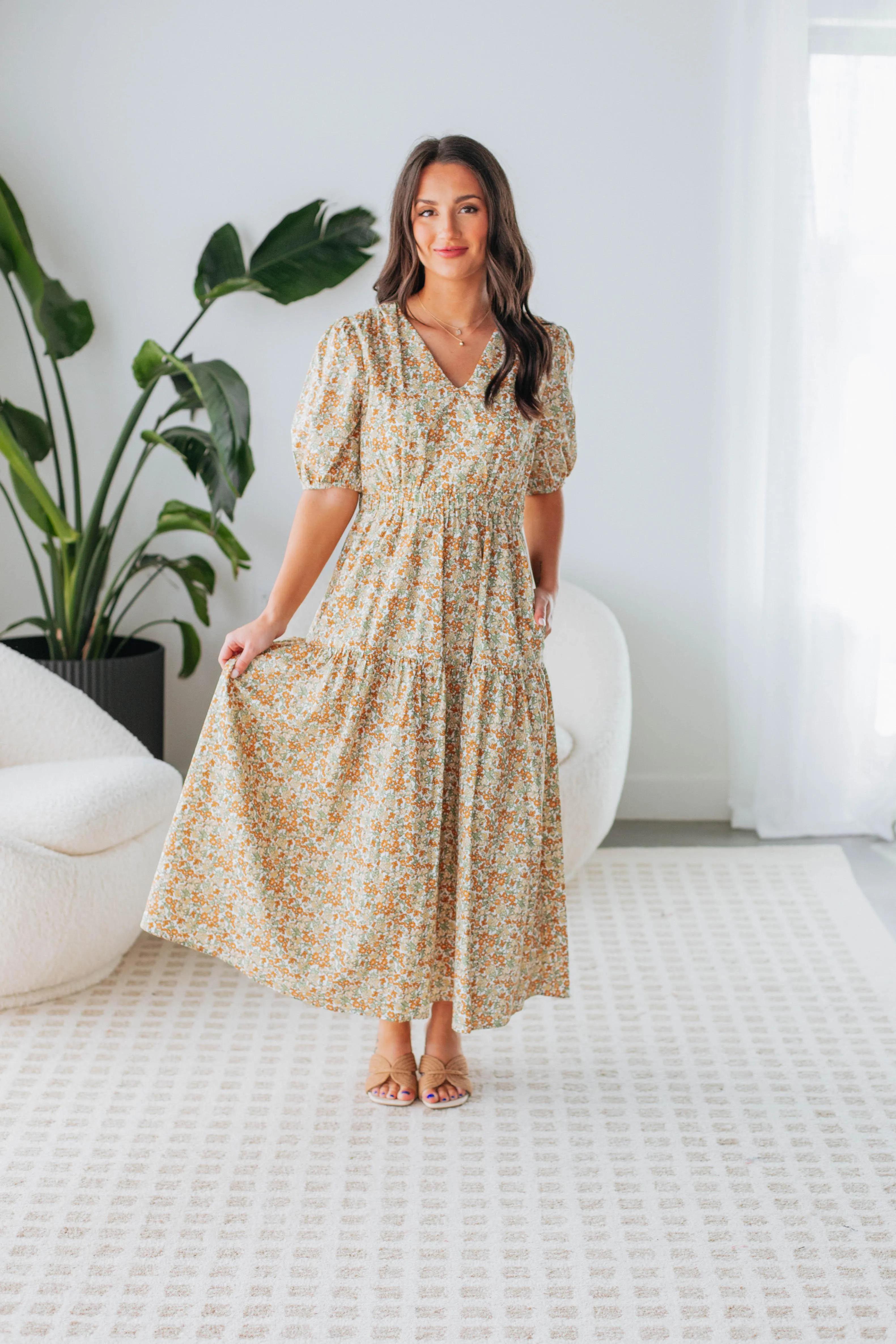 Mireya Floral Dress sold by Wild Oak Boutique product image thumbnail 4