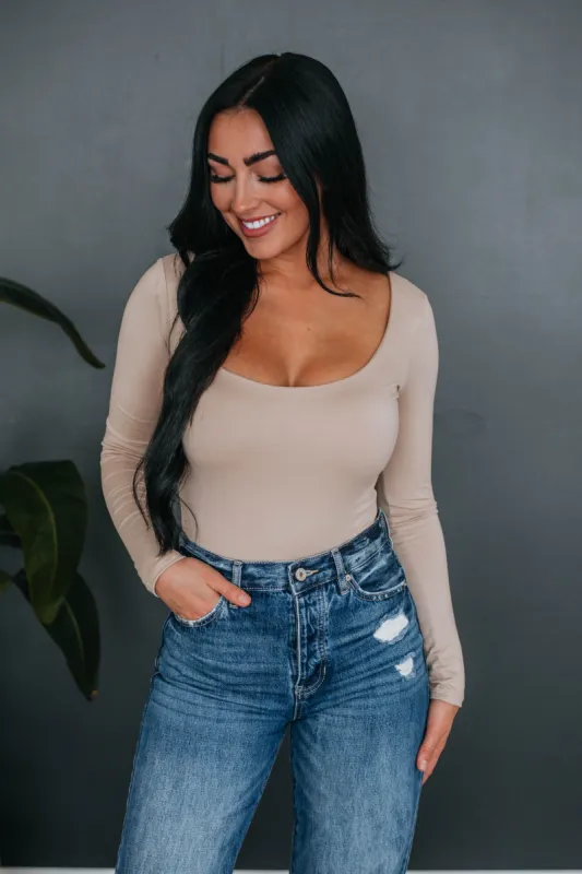 Nicolette Basic Bodysuit sold by Wild Oak Boutique