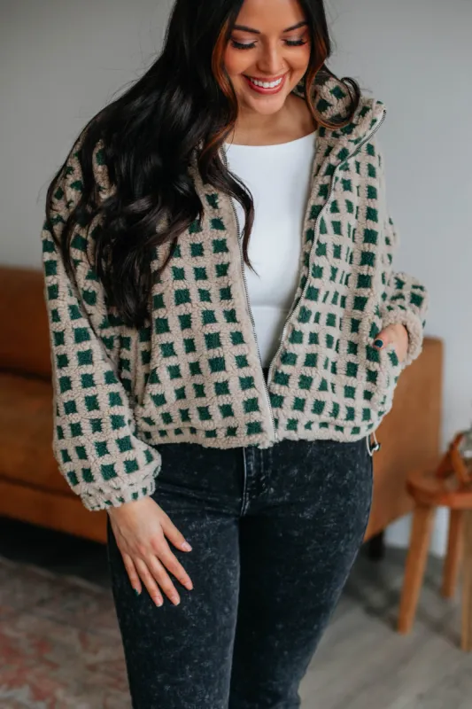 Kimber Sherpa Jacket sold by Wild Oak Boutique