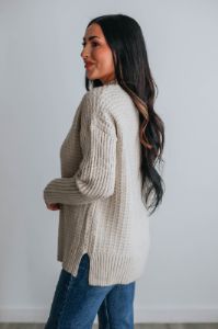 Trina Mock Neck Sweater sold by Wild Oak Boutique