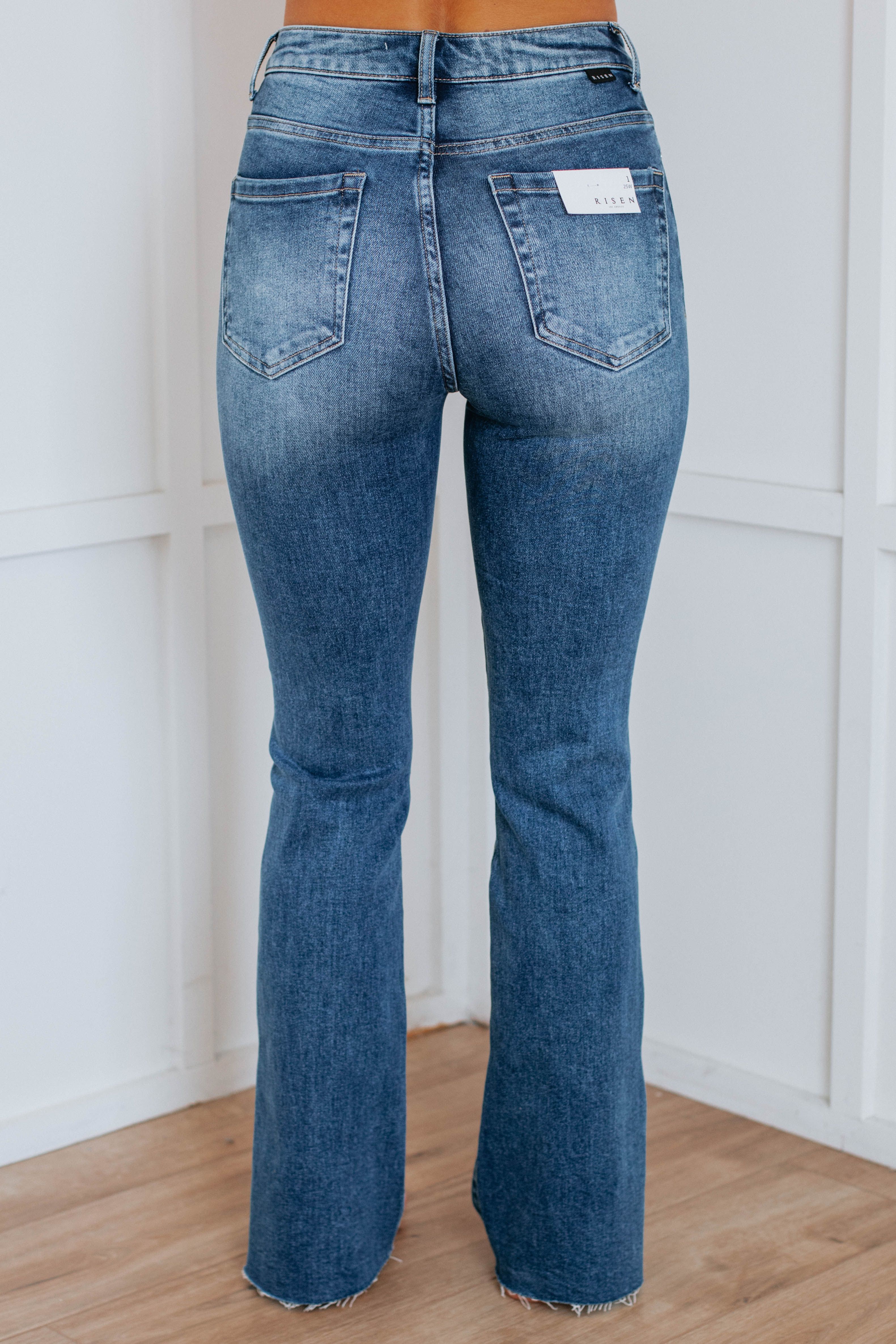Amber Risen Jeans - Dark Wash sold by Wild Oak Boutique product image thumbnail 4