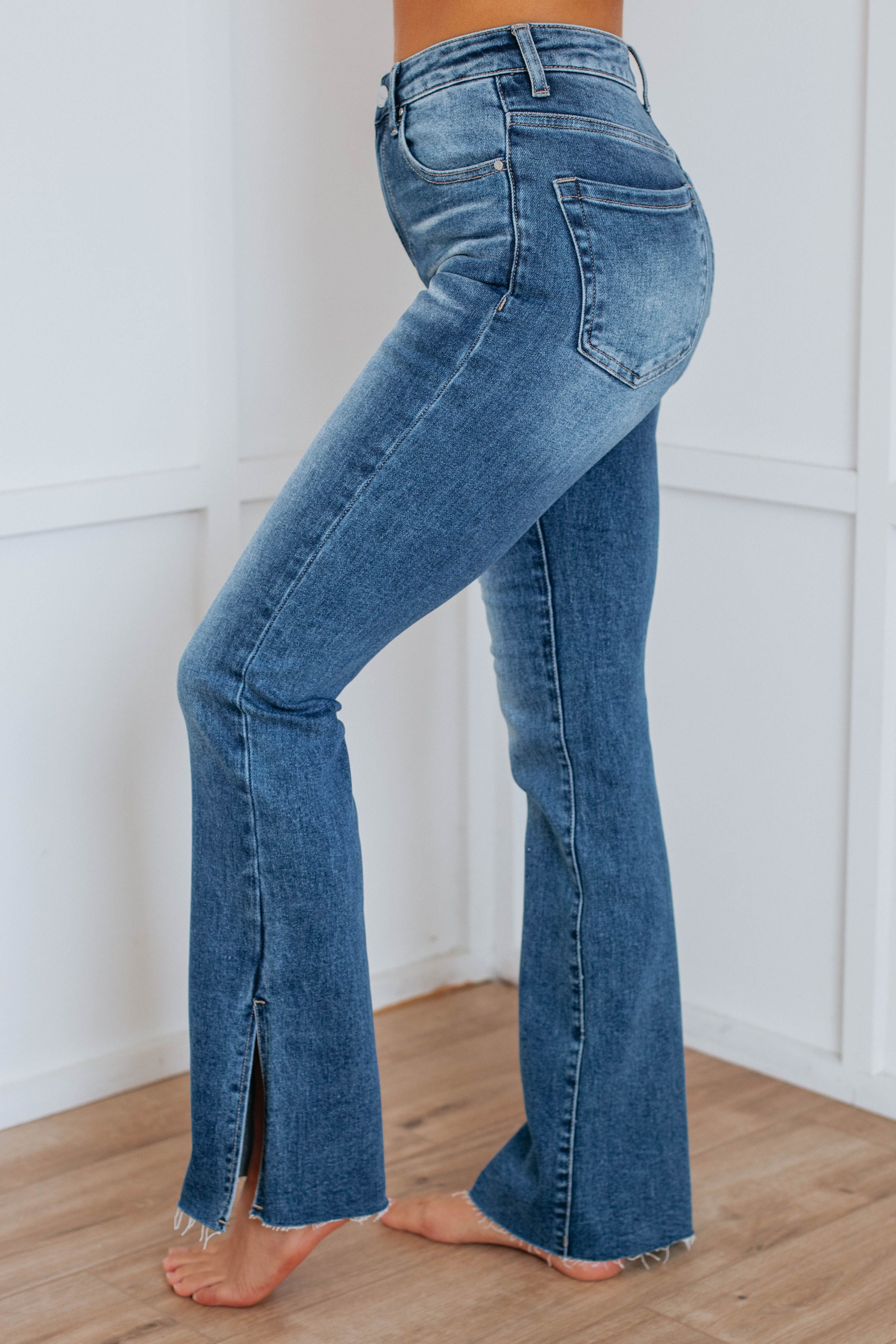 Amber Risen Jeans - Dark Wash sold by Wild Oak Boutique product image thumbnail 2