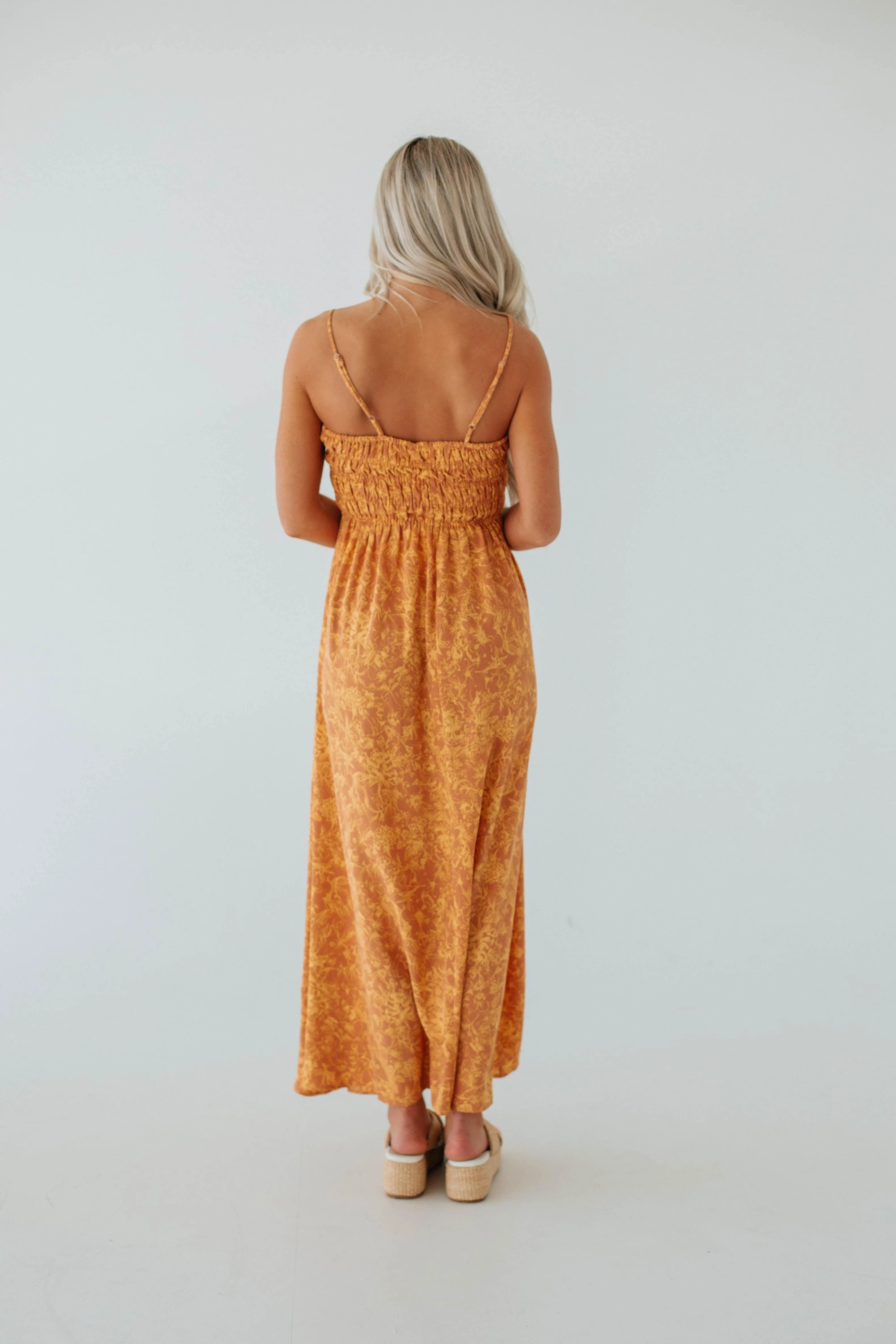 Hallea Floral Maxi Dress sold by Wild Oak Boutique product image thumbnail 5